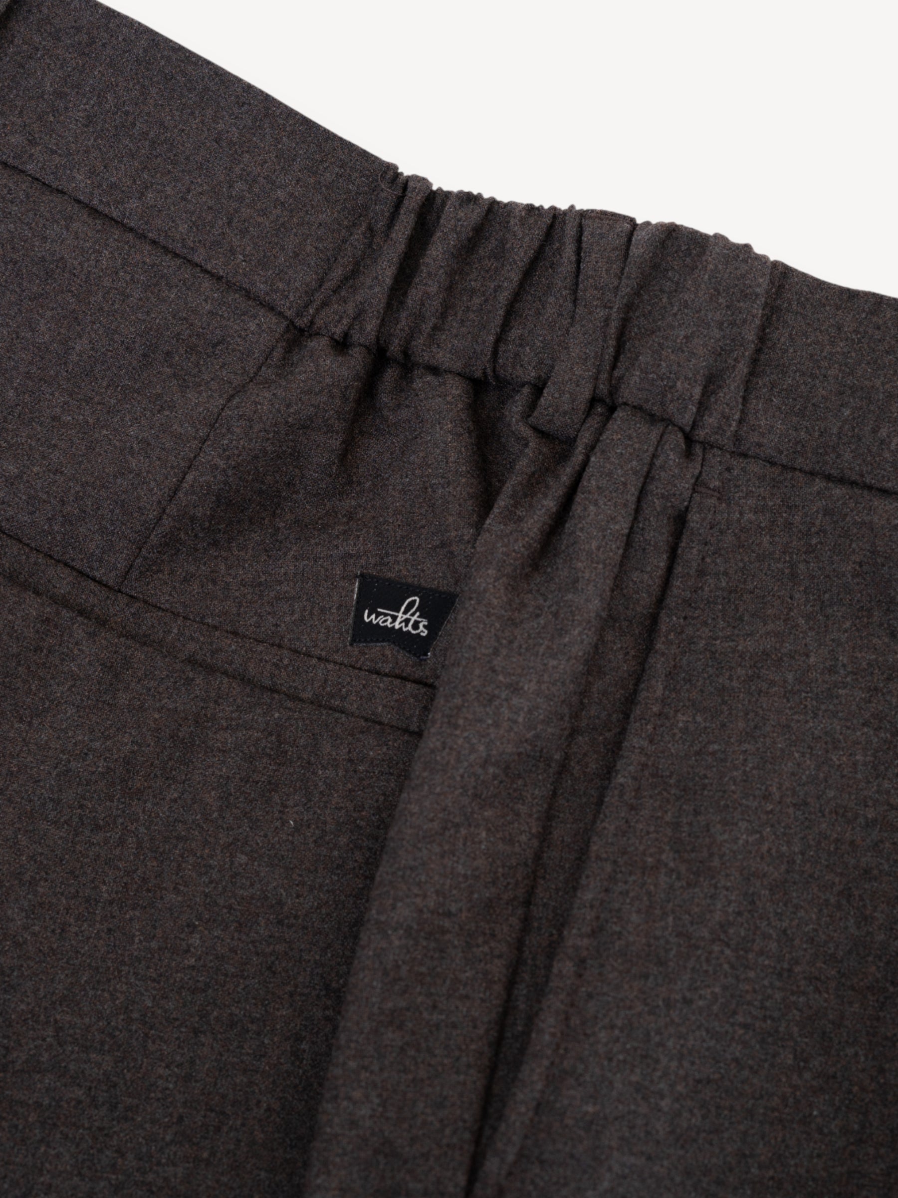 Brett Tech Stretch Wool Pants - Donkerbruin