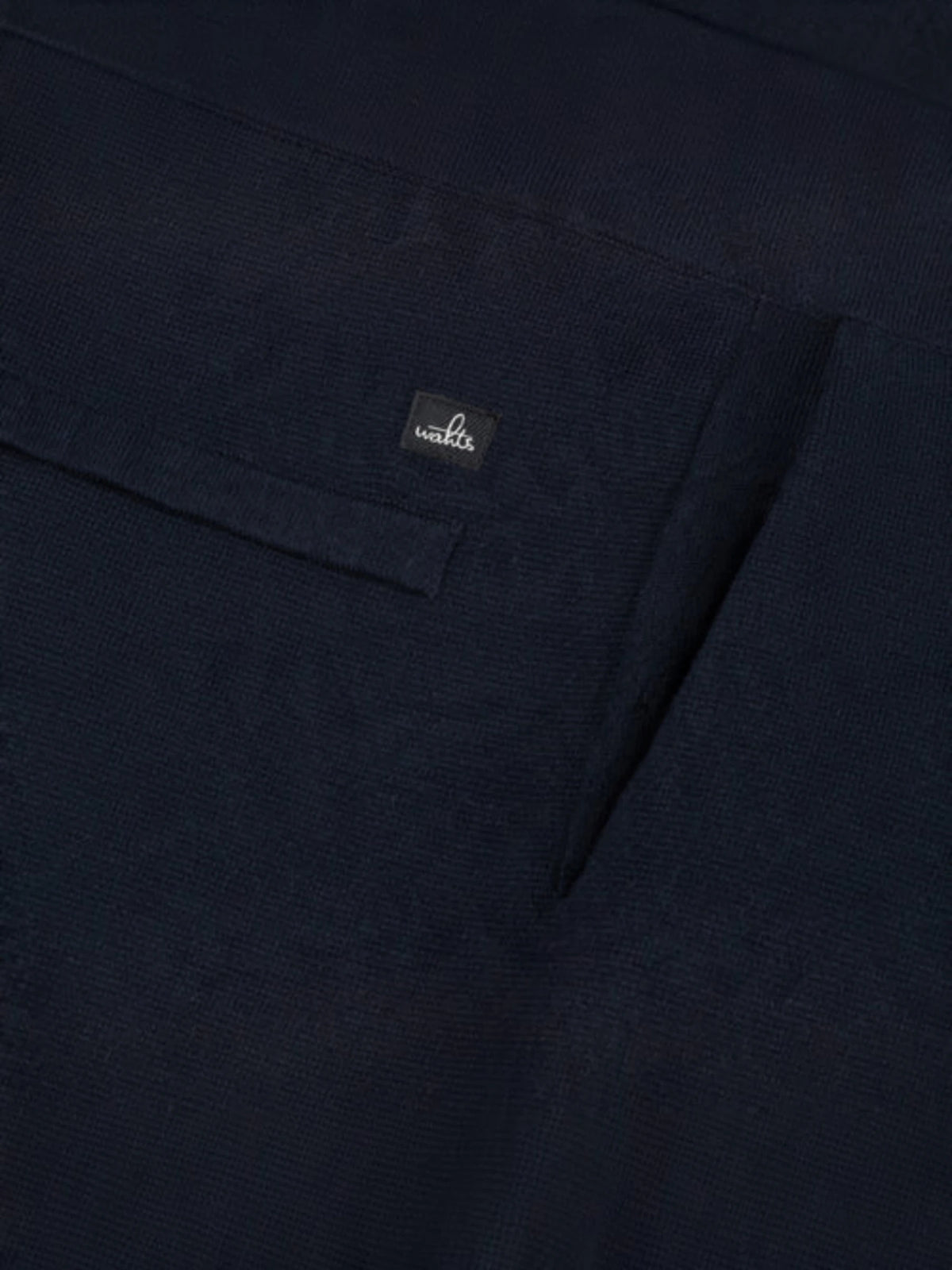 Wahts Caiden Cotton Merino Knitted Loungepants - Donkerblauw