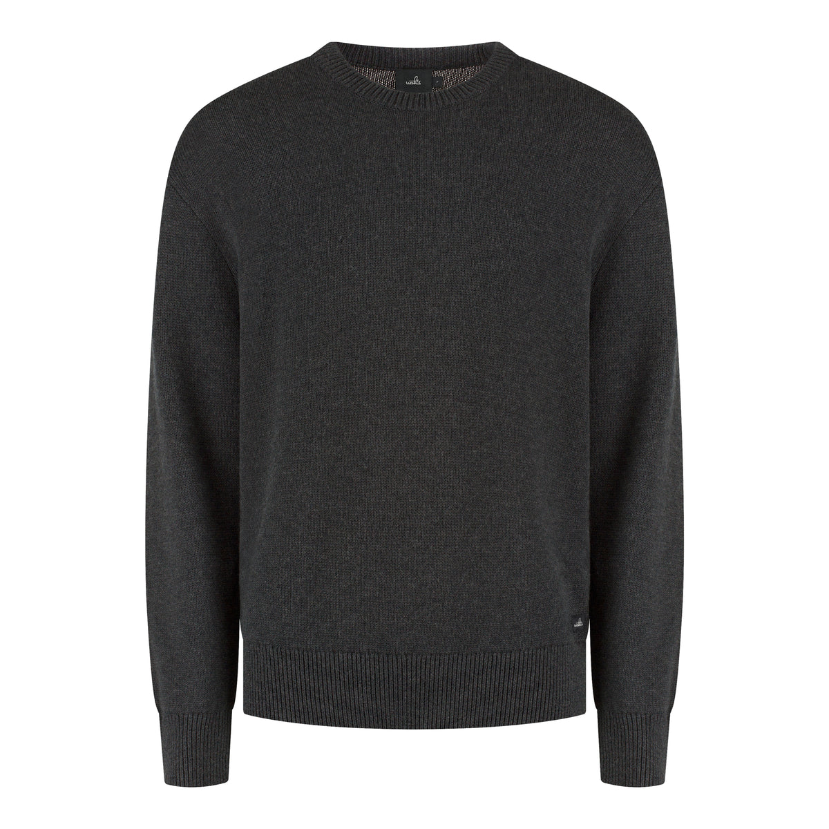 Wahts Burns Cotton Merino Heavy Knit Pullover - Antraciet