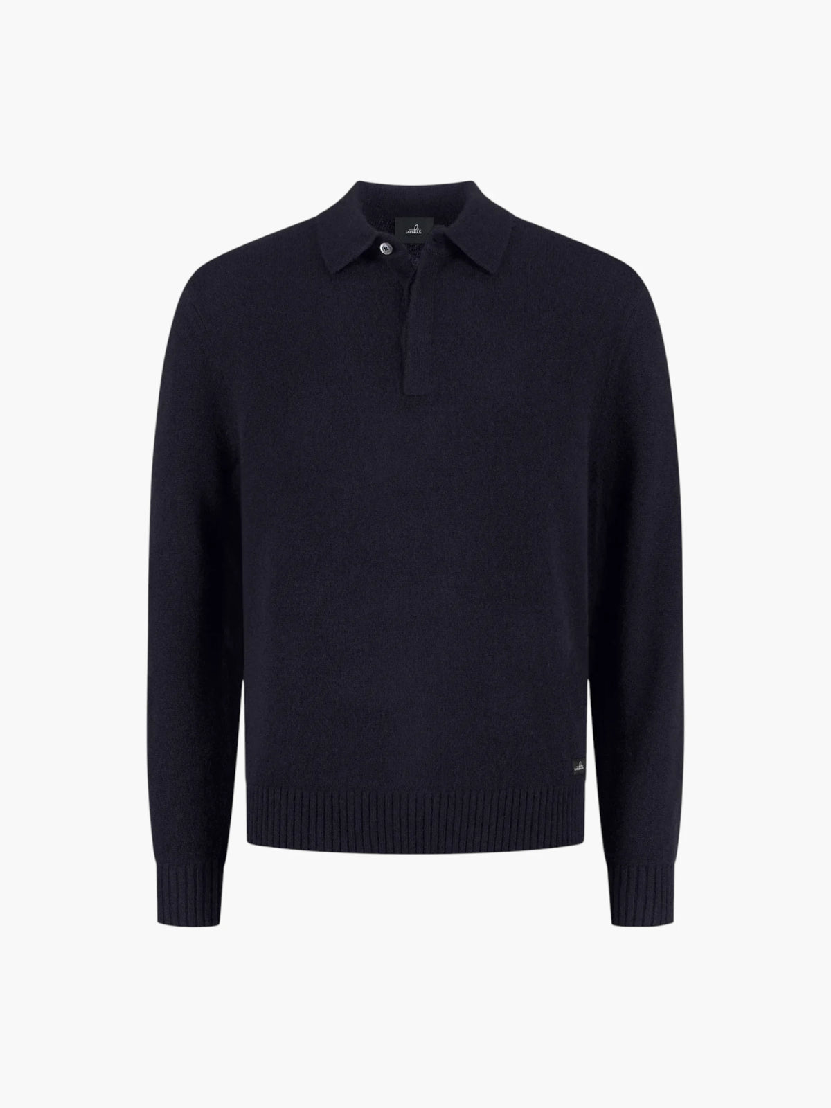 Royal Cashmere Polo Shirt - Night Blue
