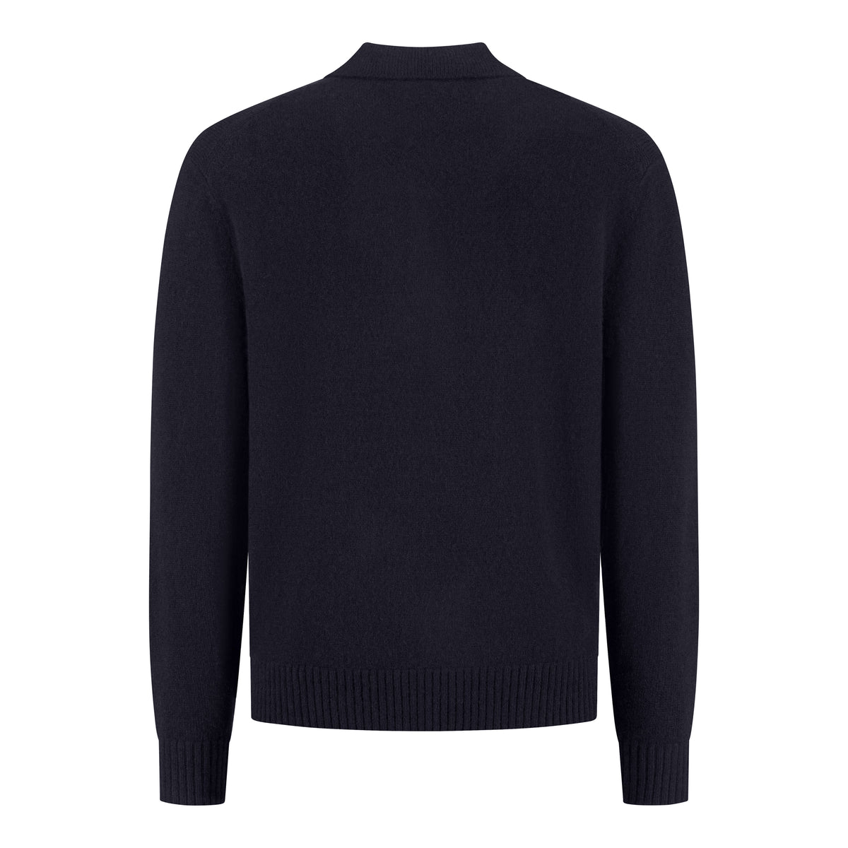 Royal Cashmere Polo Shirt - Night Blue