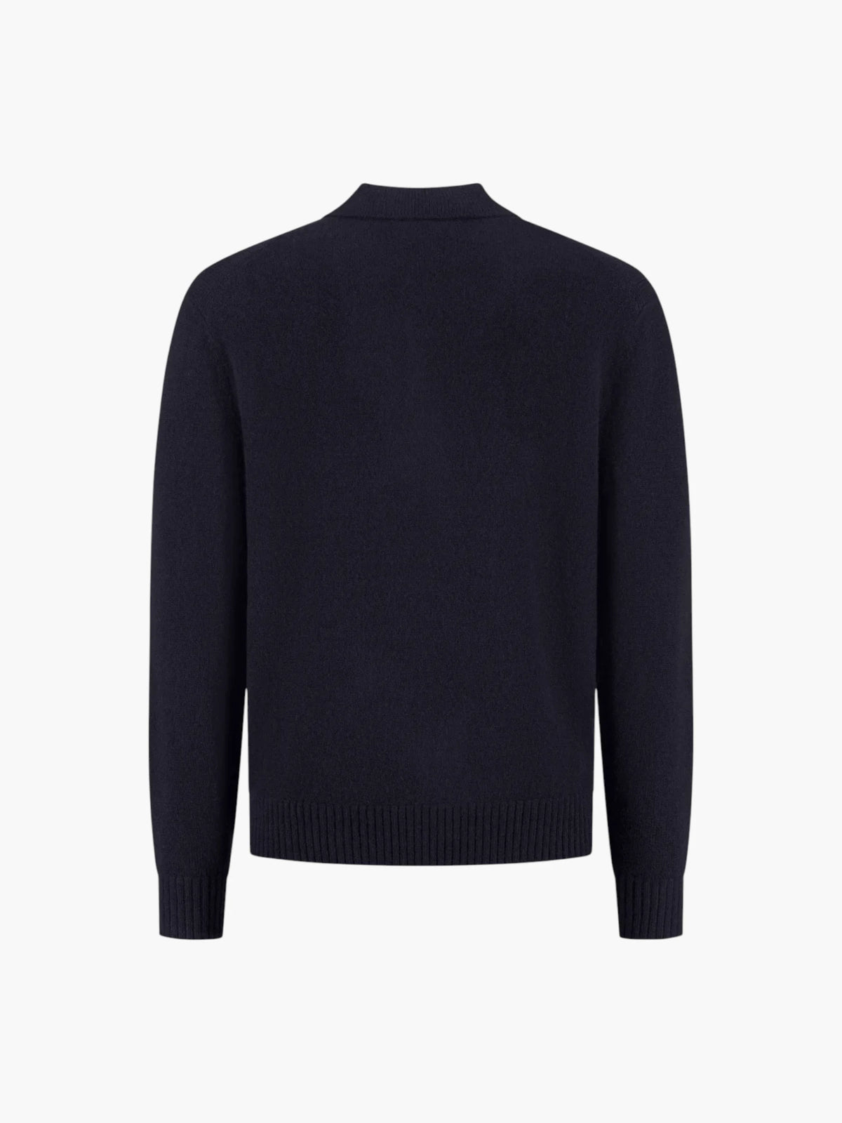 Royal Cashmere Polo Shirt - Night Blue