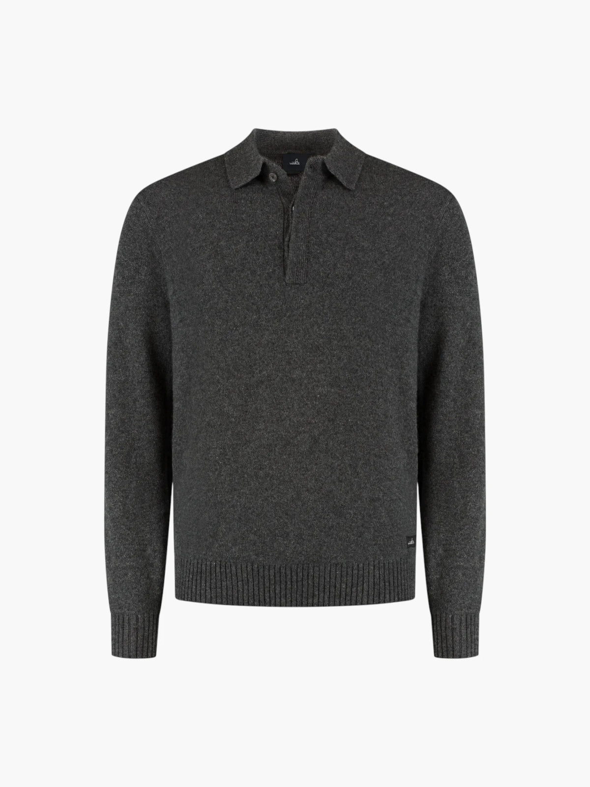 Royal Cashmere Polo Shirt - Anthracite Melange
