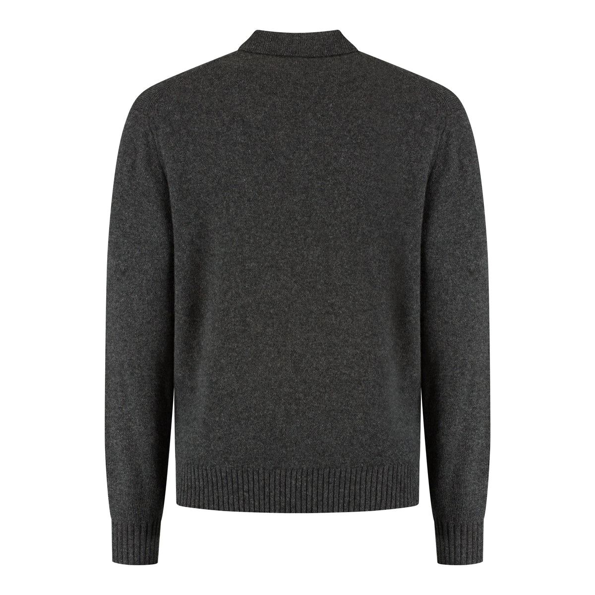 Royal Cashmere Polo Shirt - Anthracite Melange