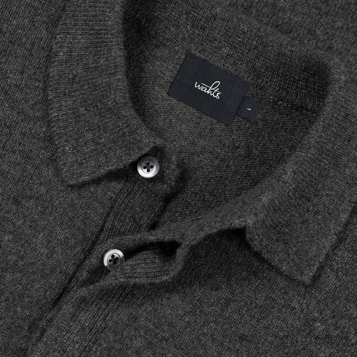 Royal Cashmere Polo Shirt - Anthracite Melange