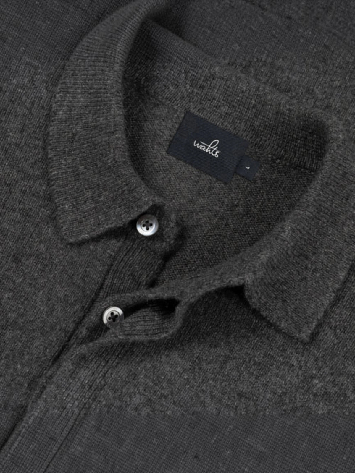 Royal Cashmere Polo Shirt - Anthracite Melange