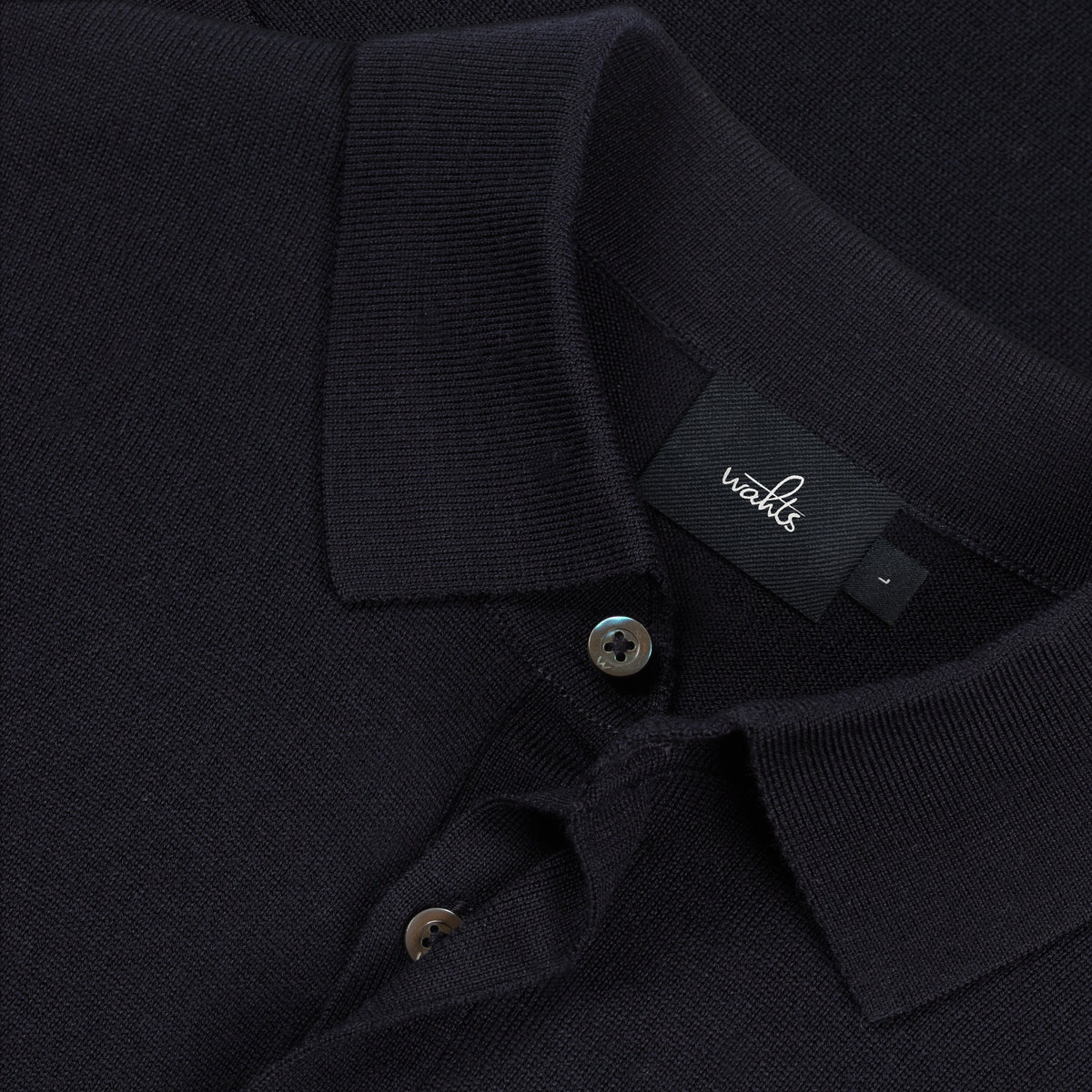 Extrafine Merino Polo Shirt - Night Blue
