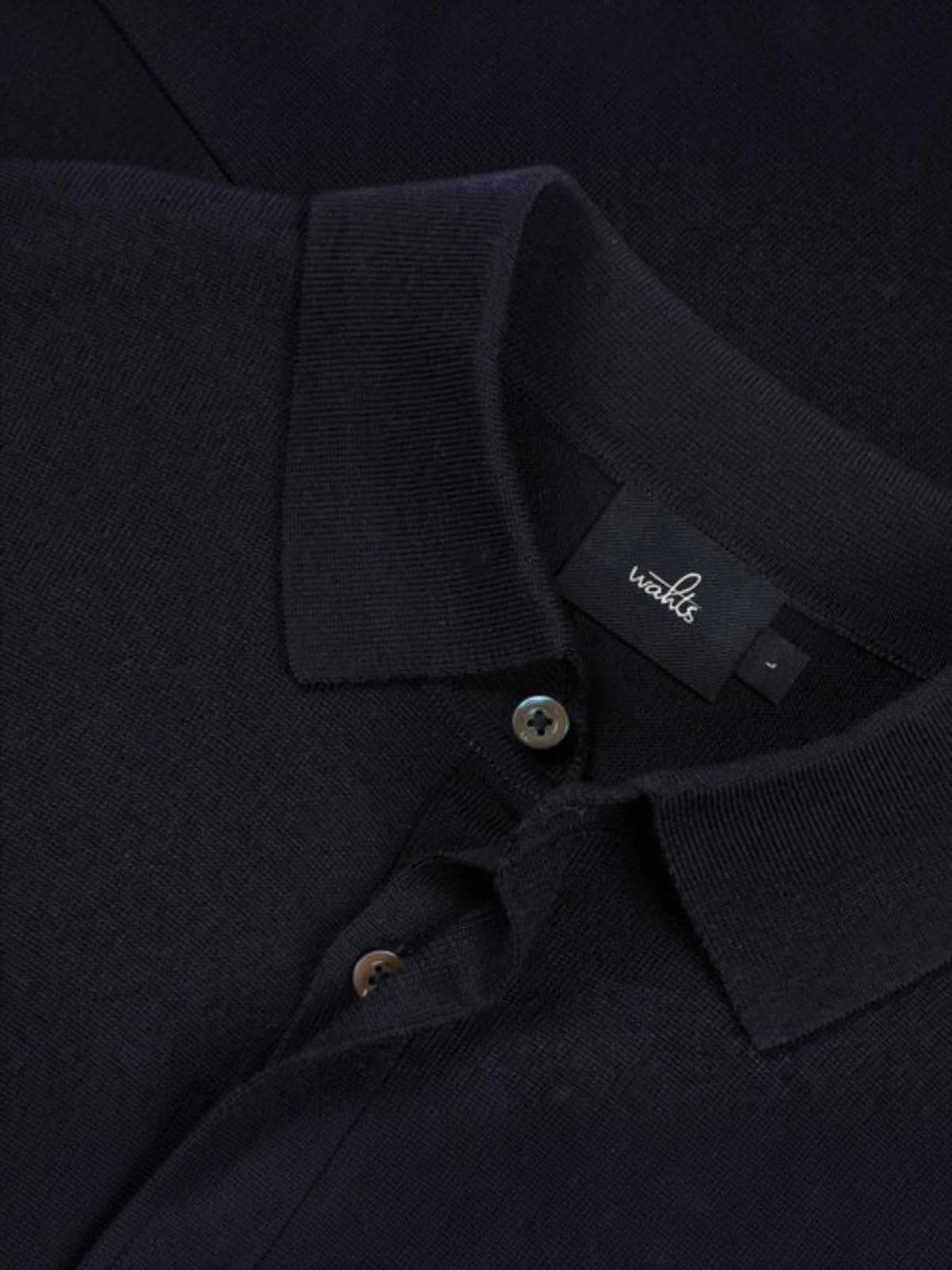 Extrafine Merino Polo Shirt - Night Blue