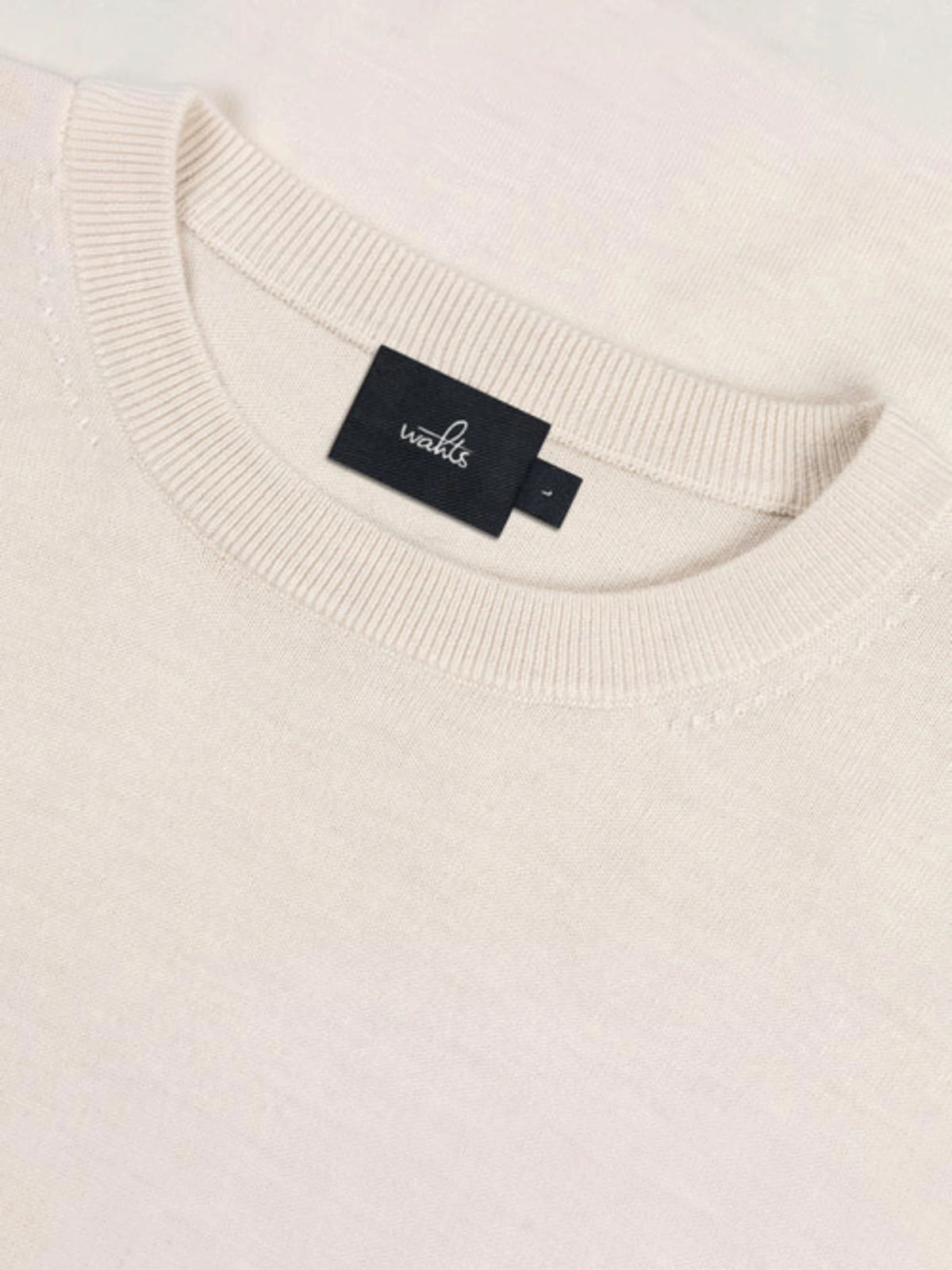 Extrafine Merino Crewneck Pullover - Winter White