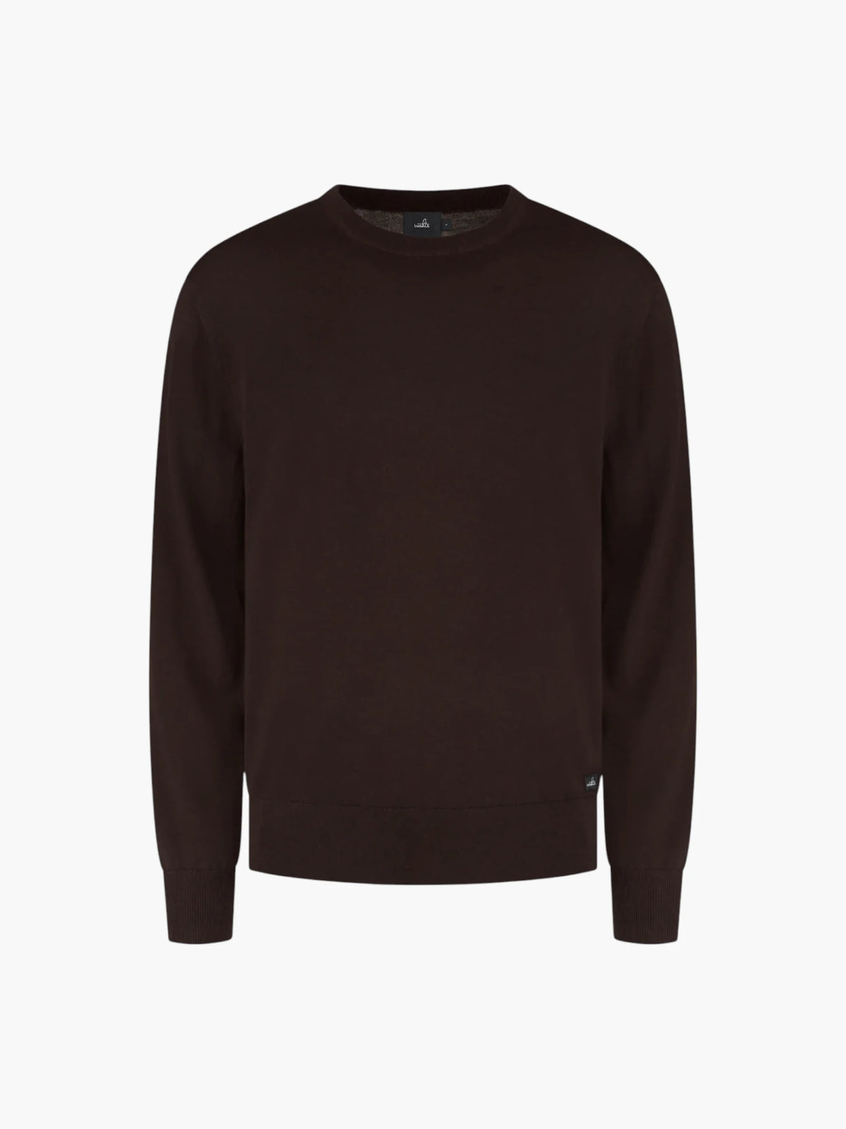 Extrafine Merino Crewneck Pullover - Burgundy Melange