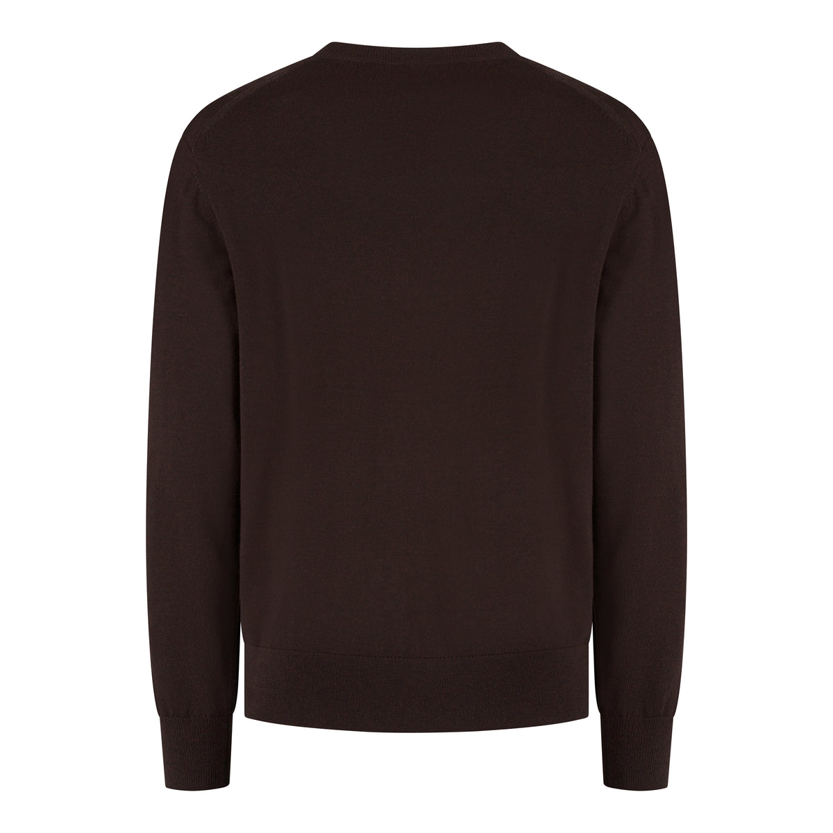 Extrafine Merino Crewneck Pullover - Burgundy Melange