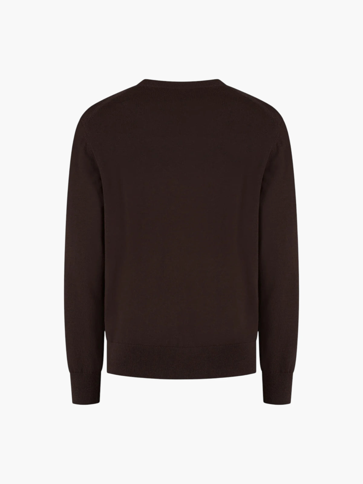 Extrafine Merino Crewneck Pullover - Burgundy Melange