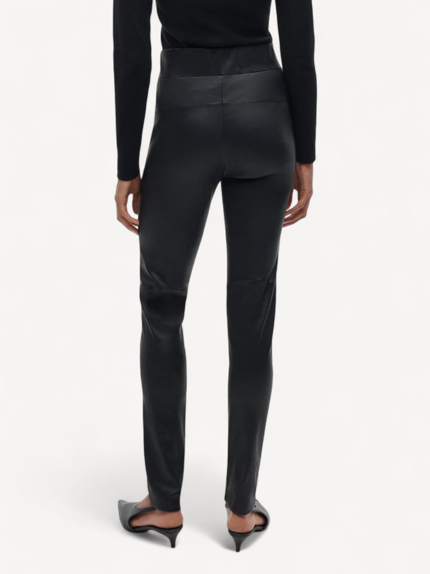 Eden Leather Legging - Zwart