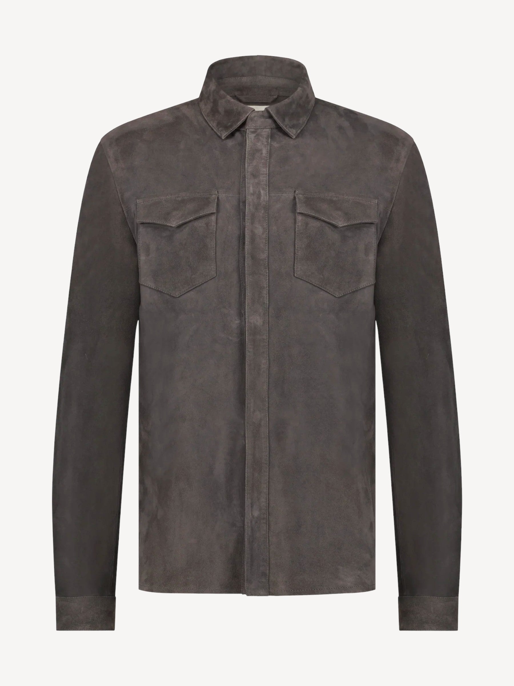 Robert Overshirt Suede - Graphite