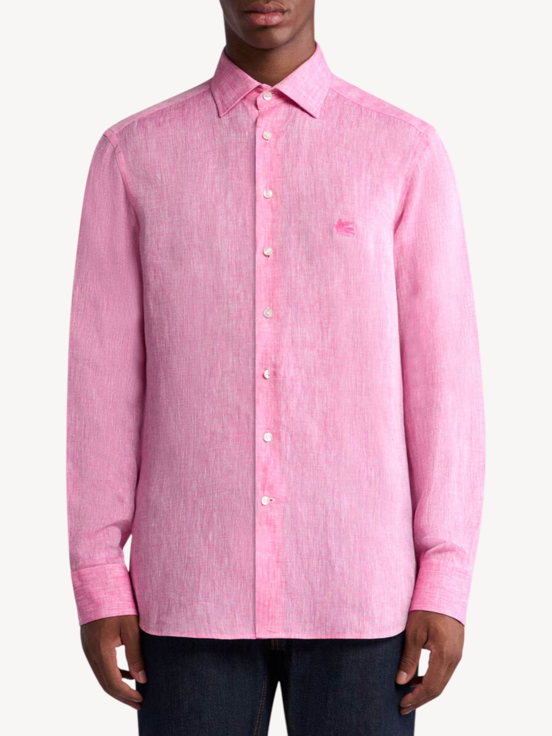 Linnen Shirt - Fuchsia