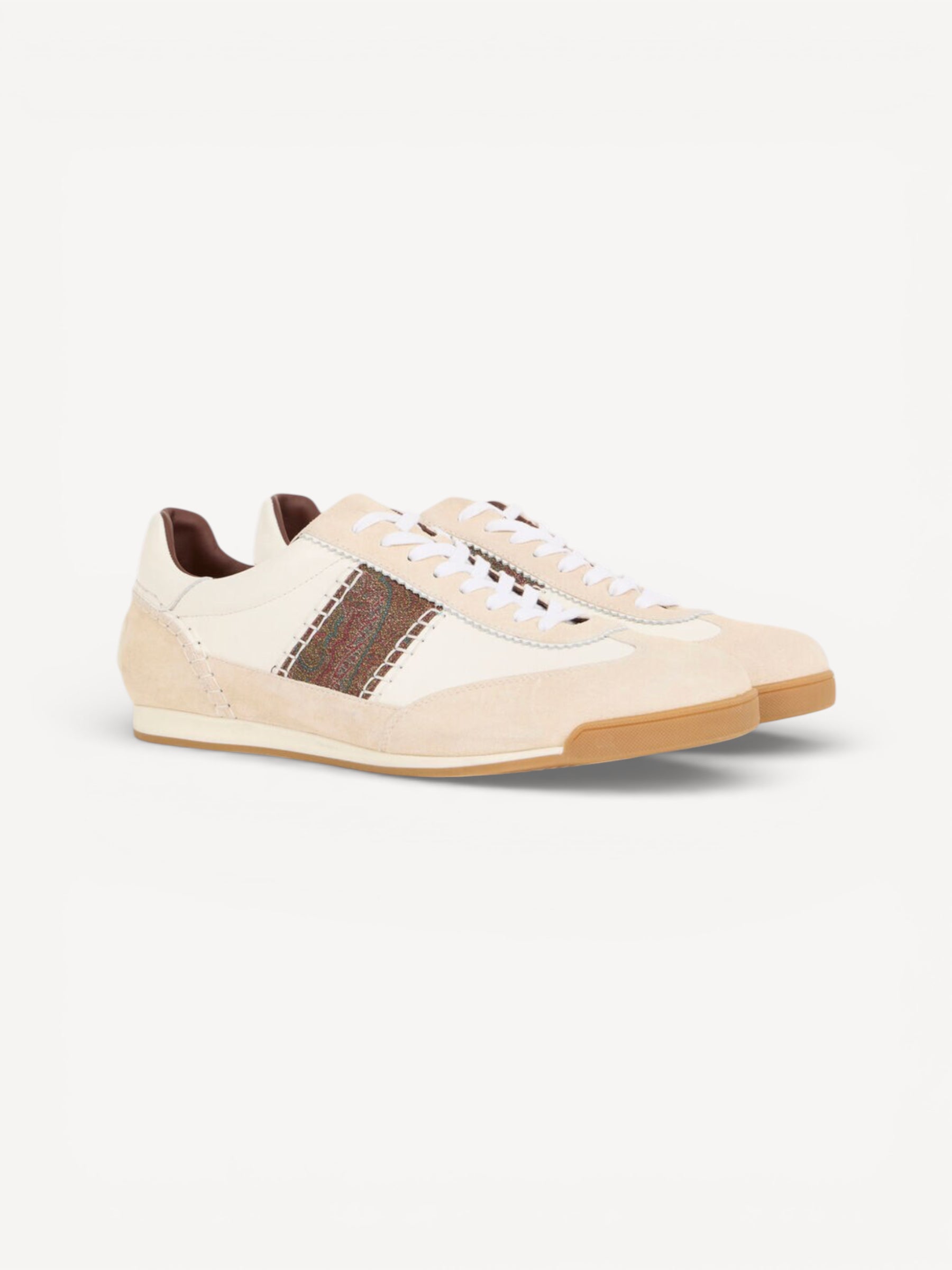 Leather Sneaker - Cream