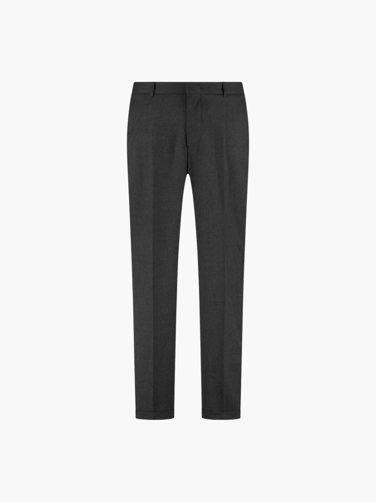 Beckett Wool Trousers - Anthracite Melange