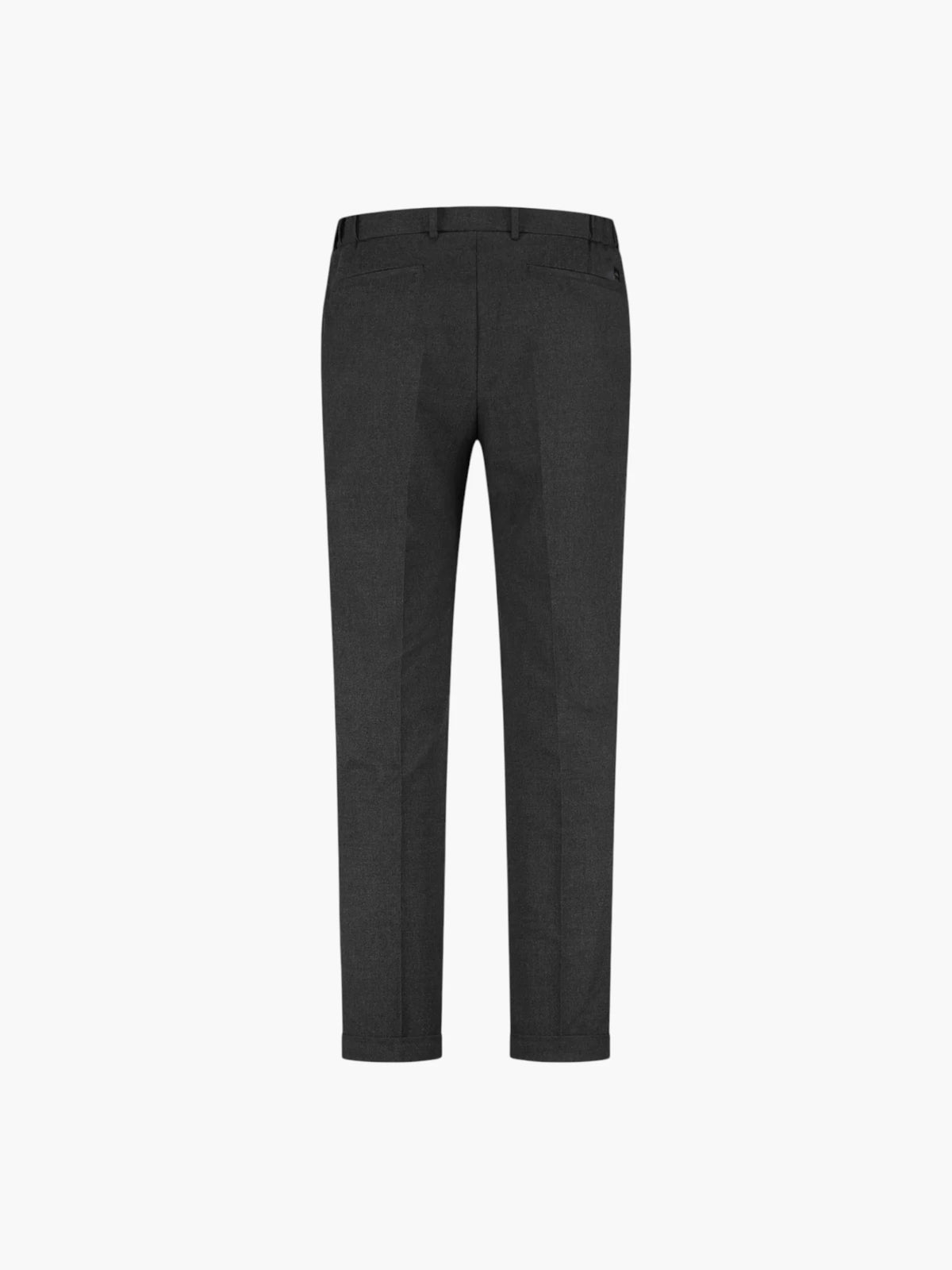 Beckett Wool Trousers - Anthracite Melange