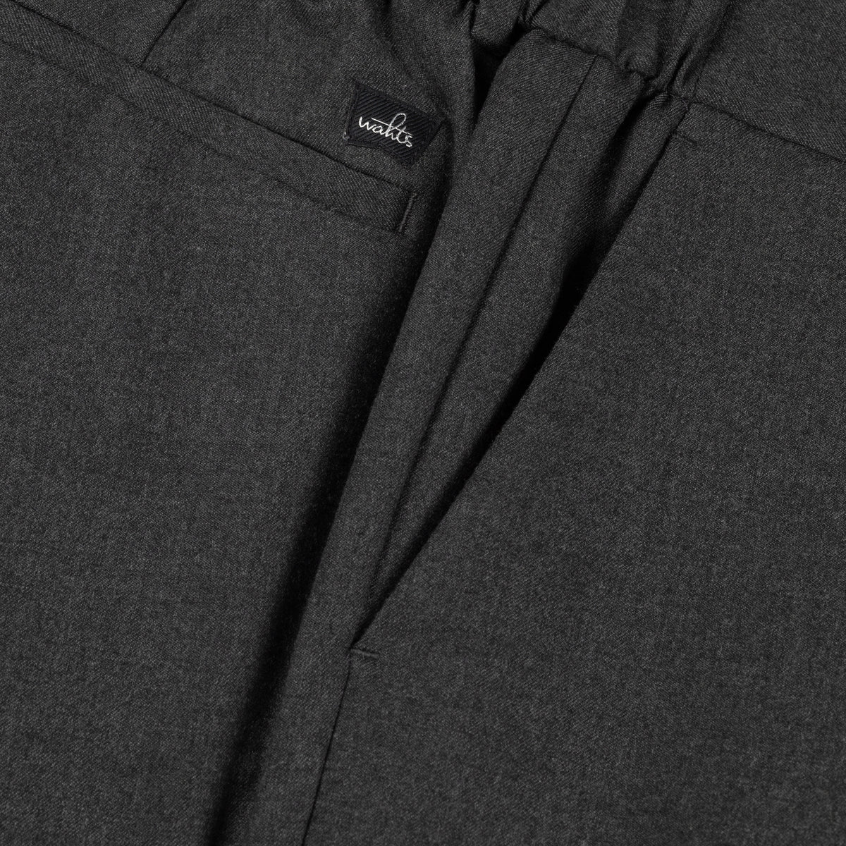 Beckett Wool Trousers - Anthracite Melange
