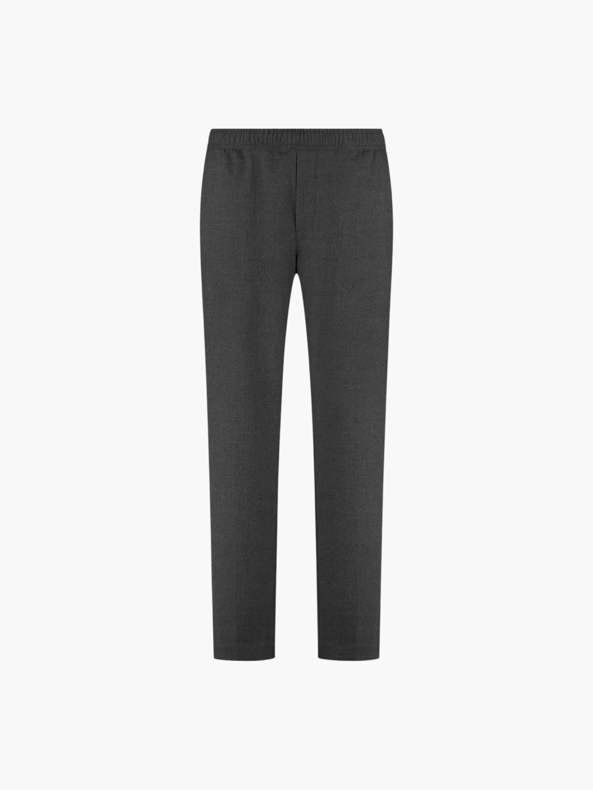 Ronan Wool Trousers - Anthracite Melange