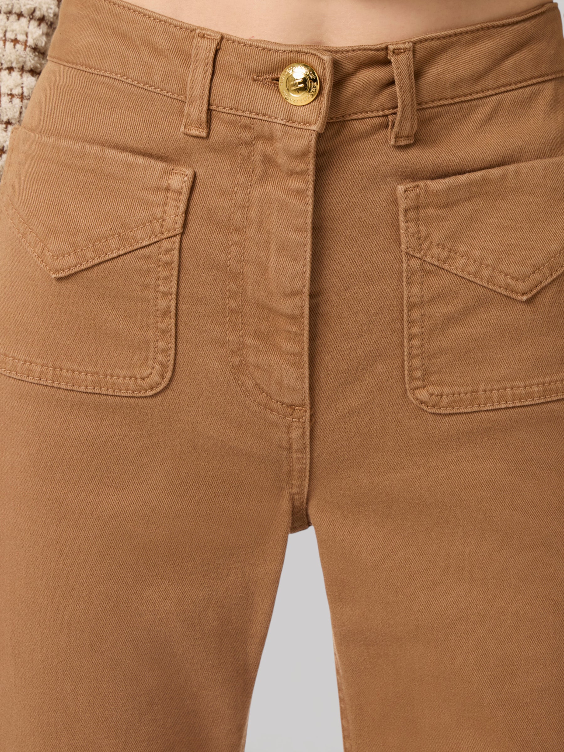 Bell-Bottom Jeans - Bruin