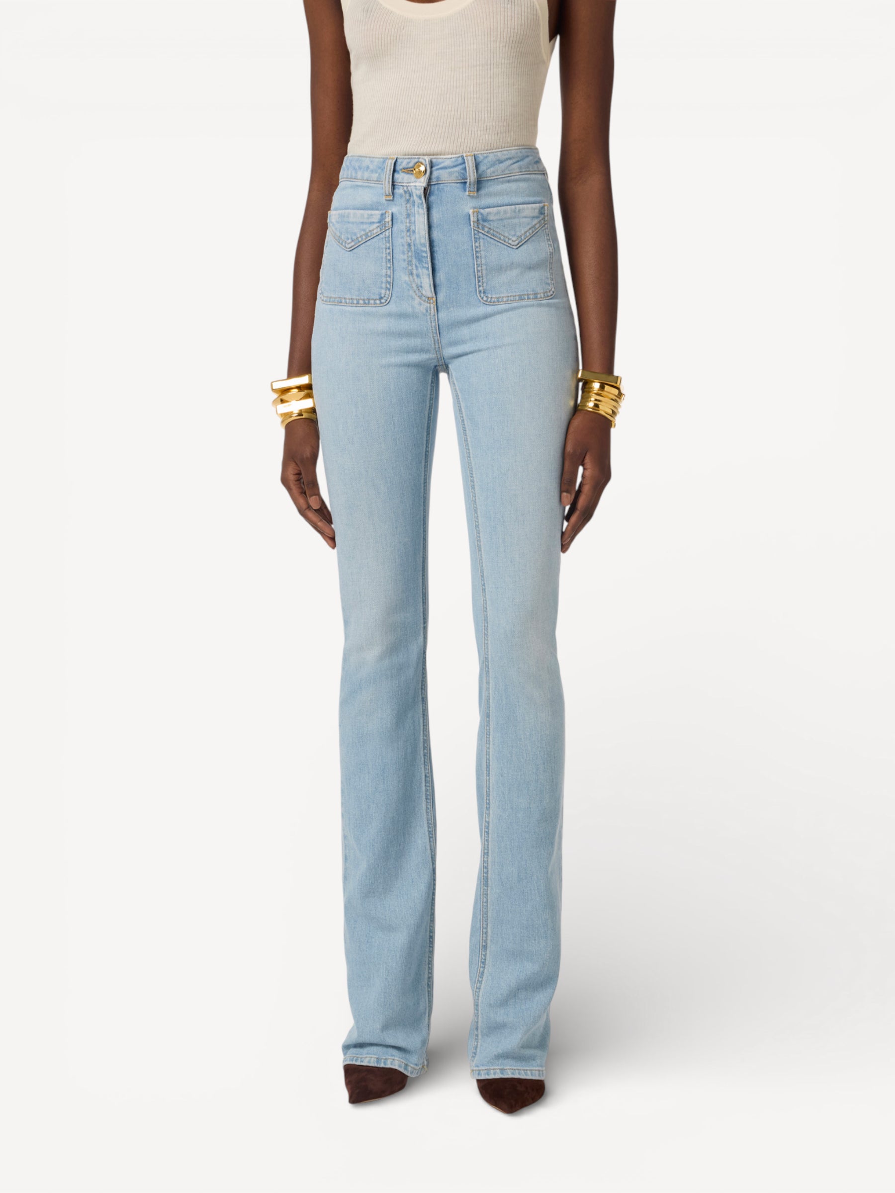 Boot-Cut Jeans - Lichtblauw