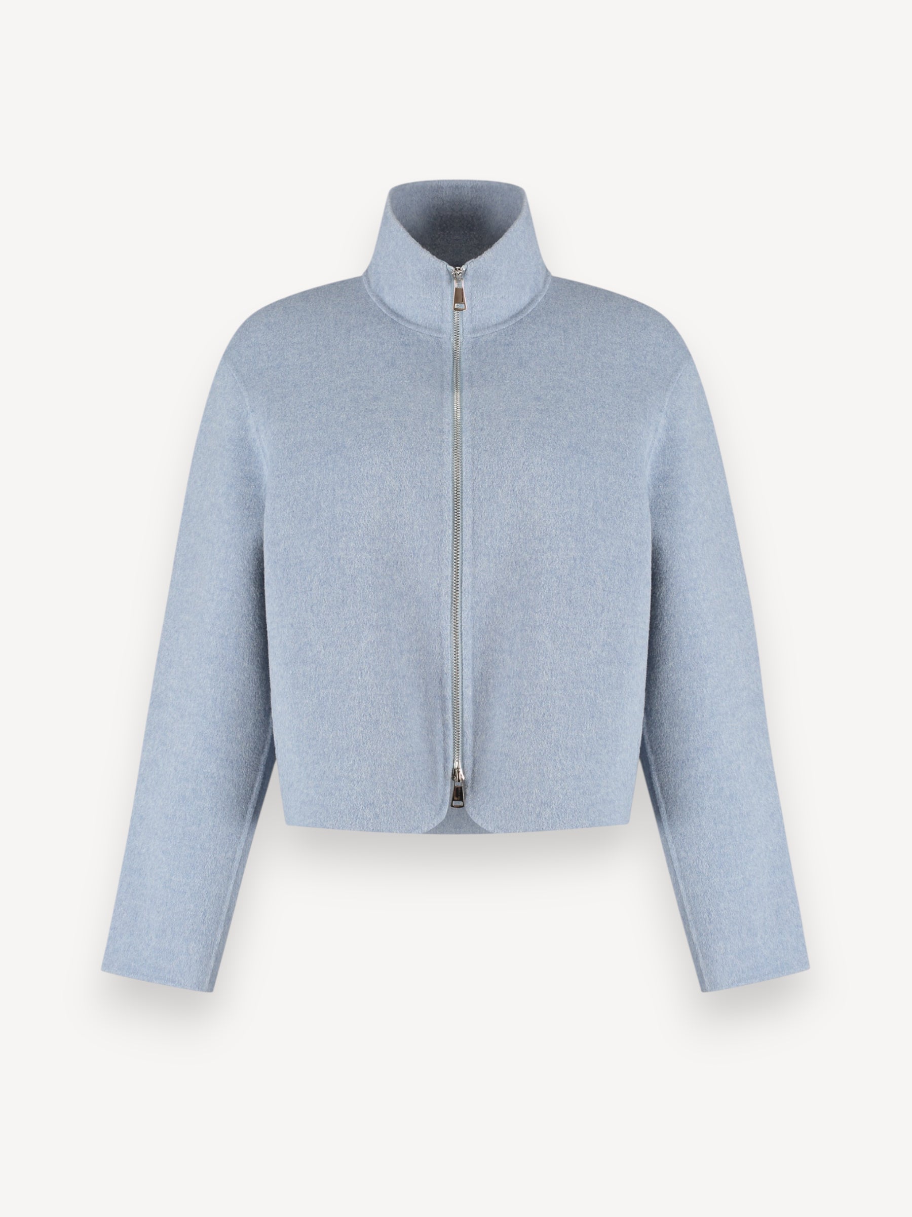 Gianna Wool Jacket - Grey Blue