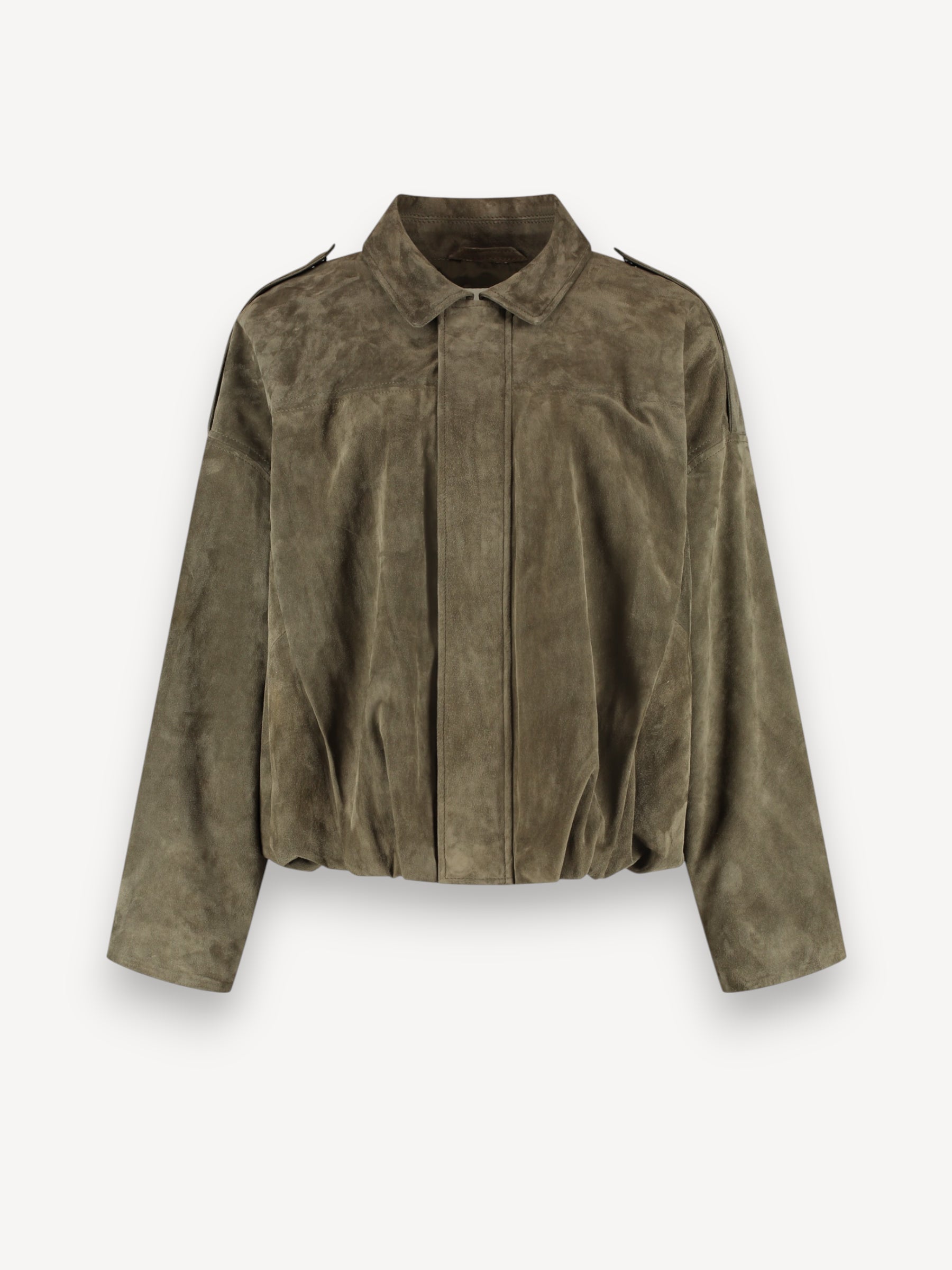 Megan Suede Jacket - Olive