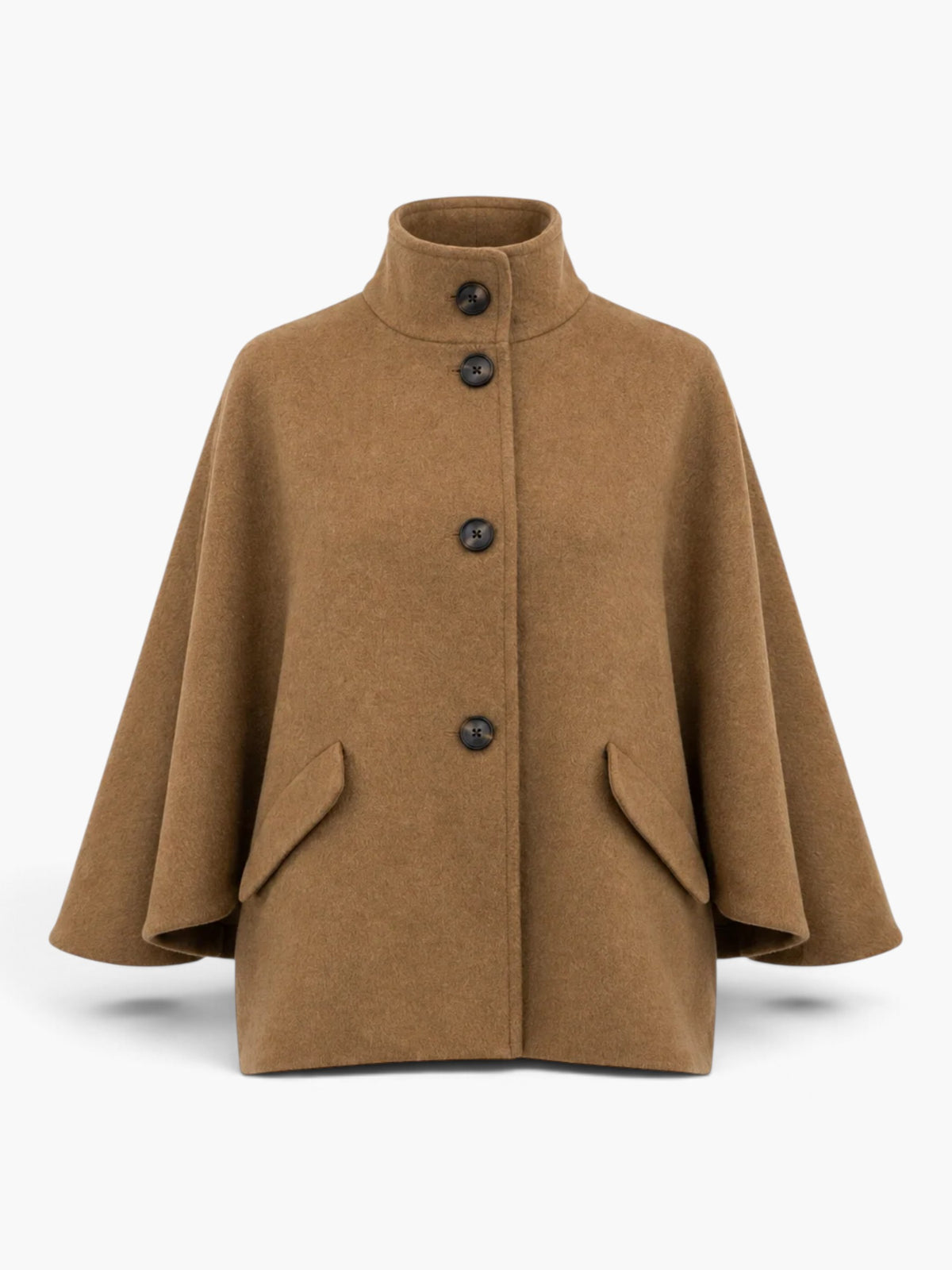 Alter Ego Zoelle Wool Cape W834 Tabacco - Bruin