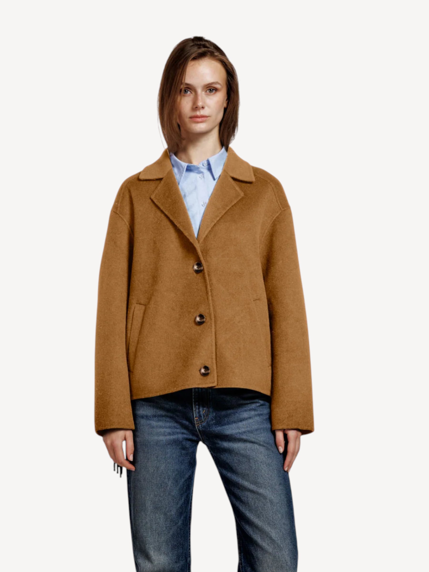 Billie Wool Jacket - Tabacco