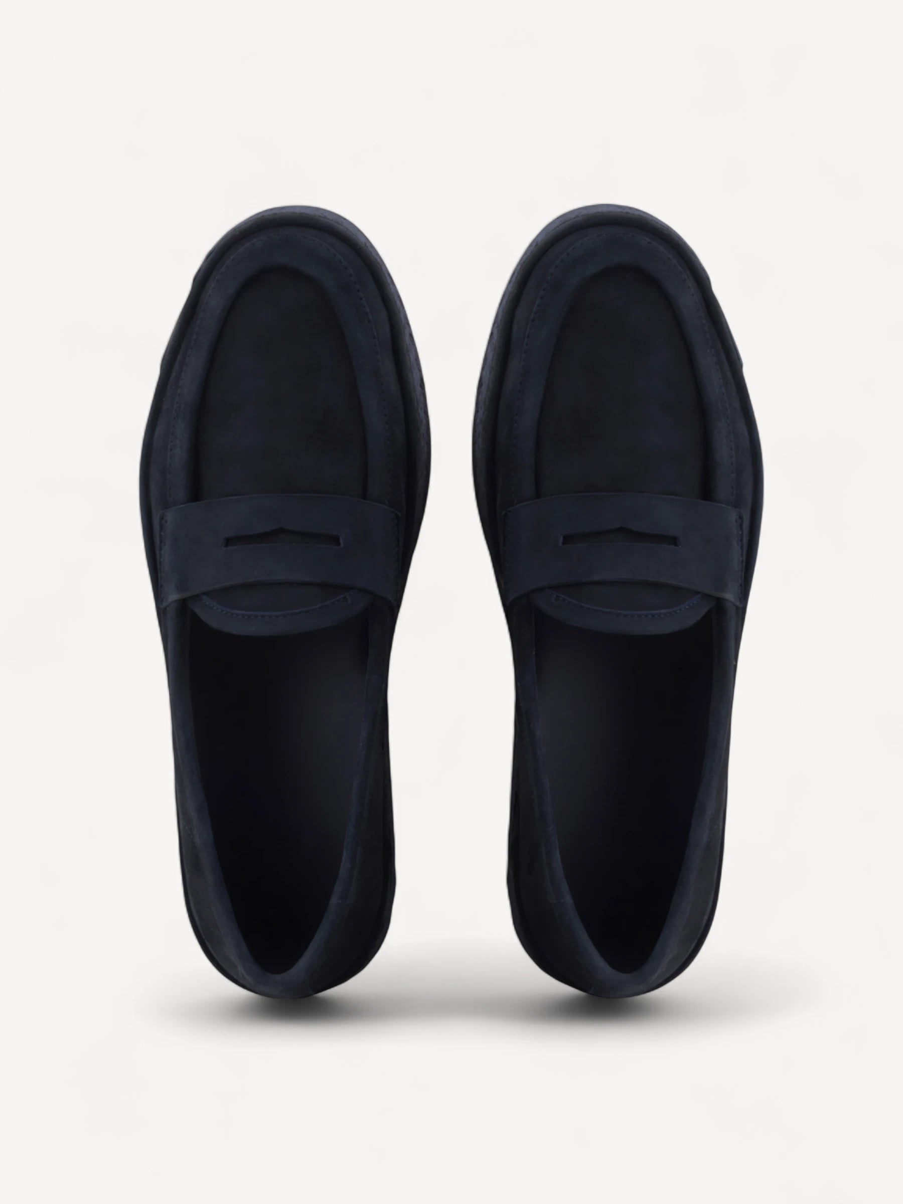 Goat Leather Loafer - Donkerblauw