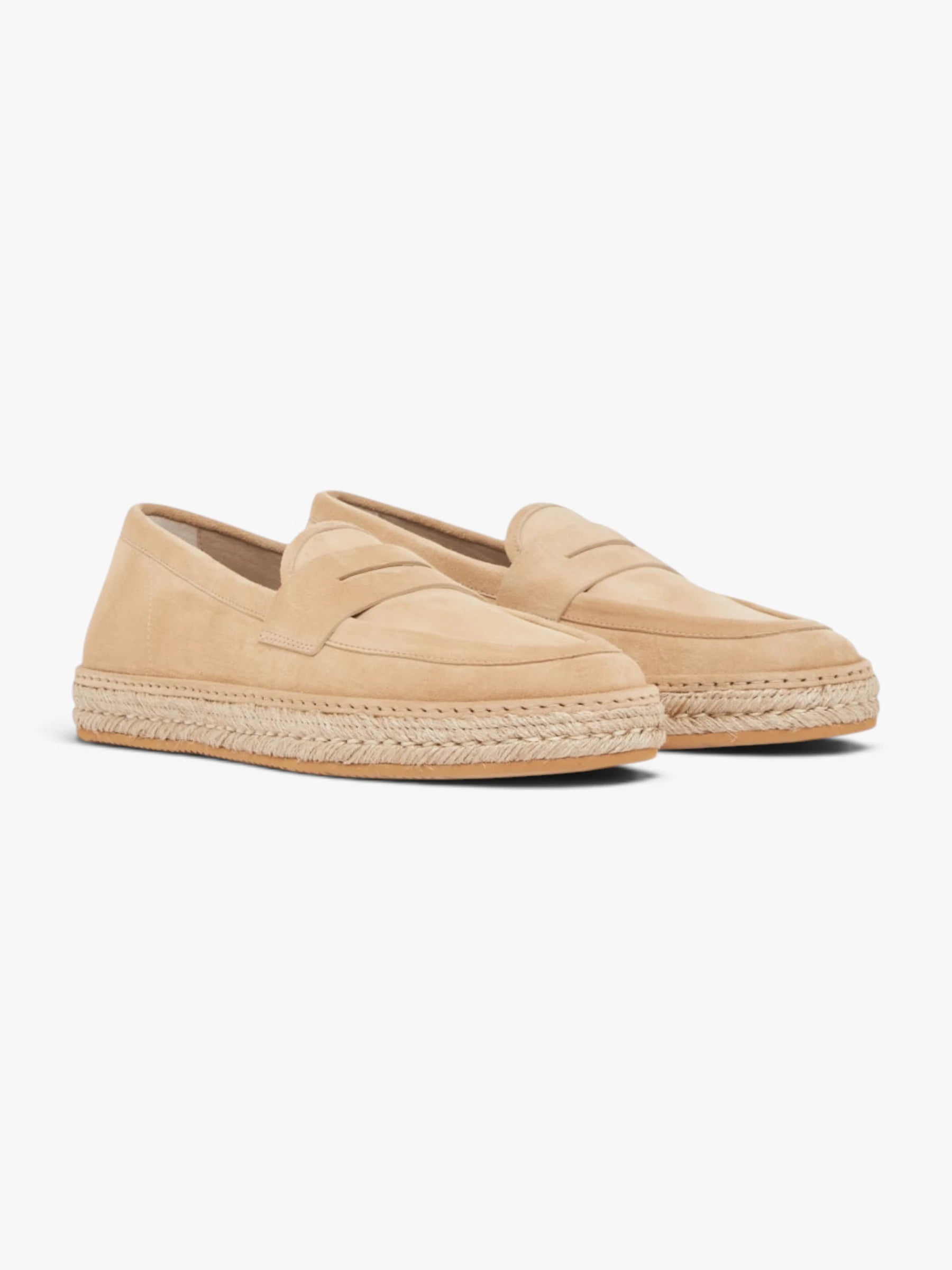 Leather Loafer - Beige