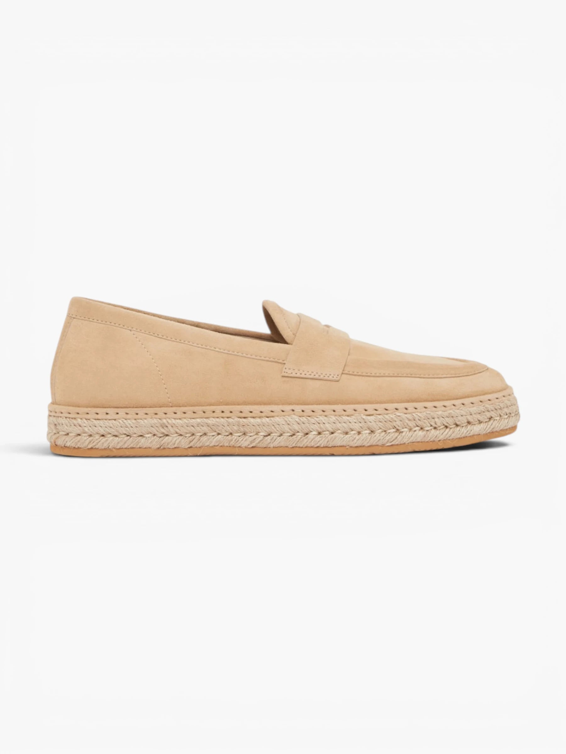 Leather Loafer - Beige