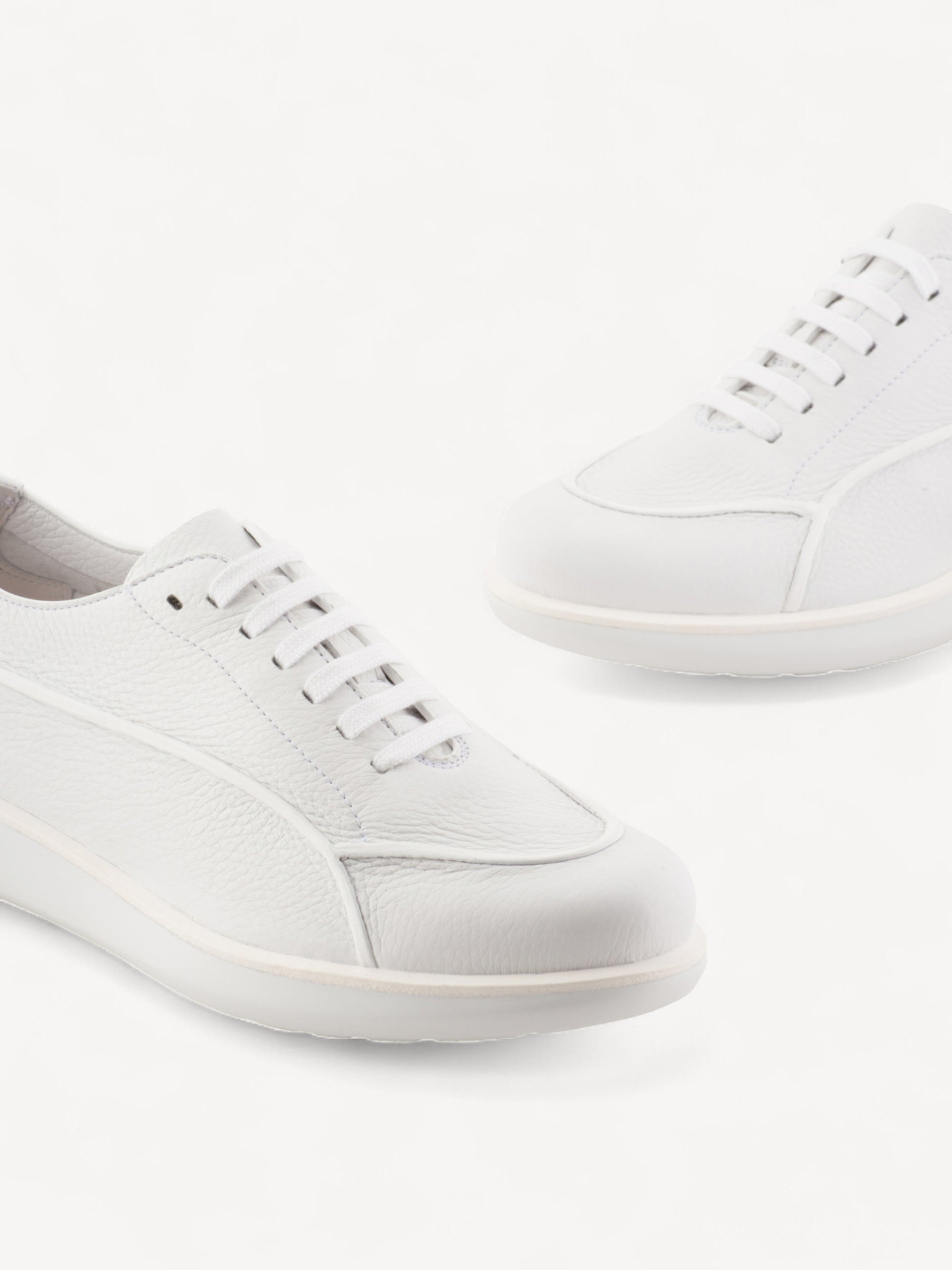 Leather Sneaker - Wit