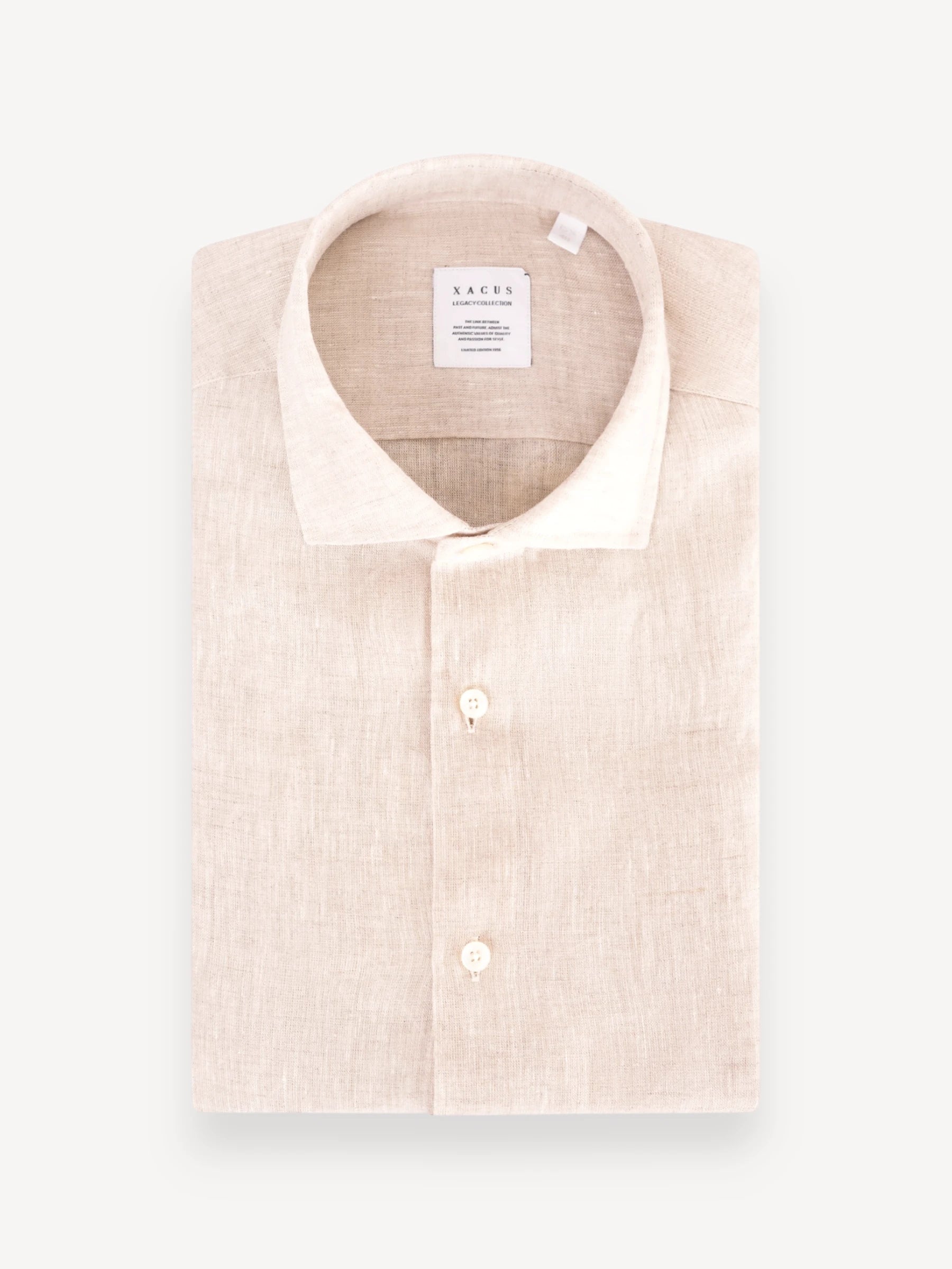 Linnen Shirt - Licht Beige