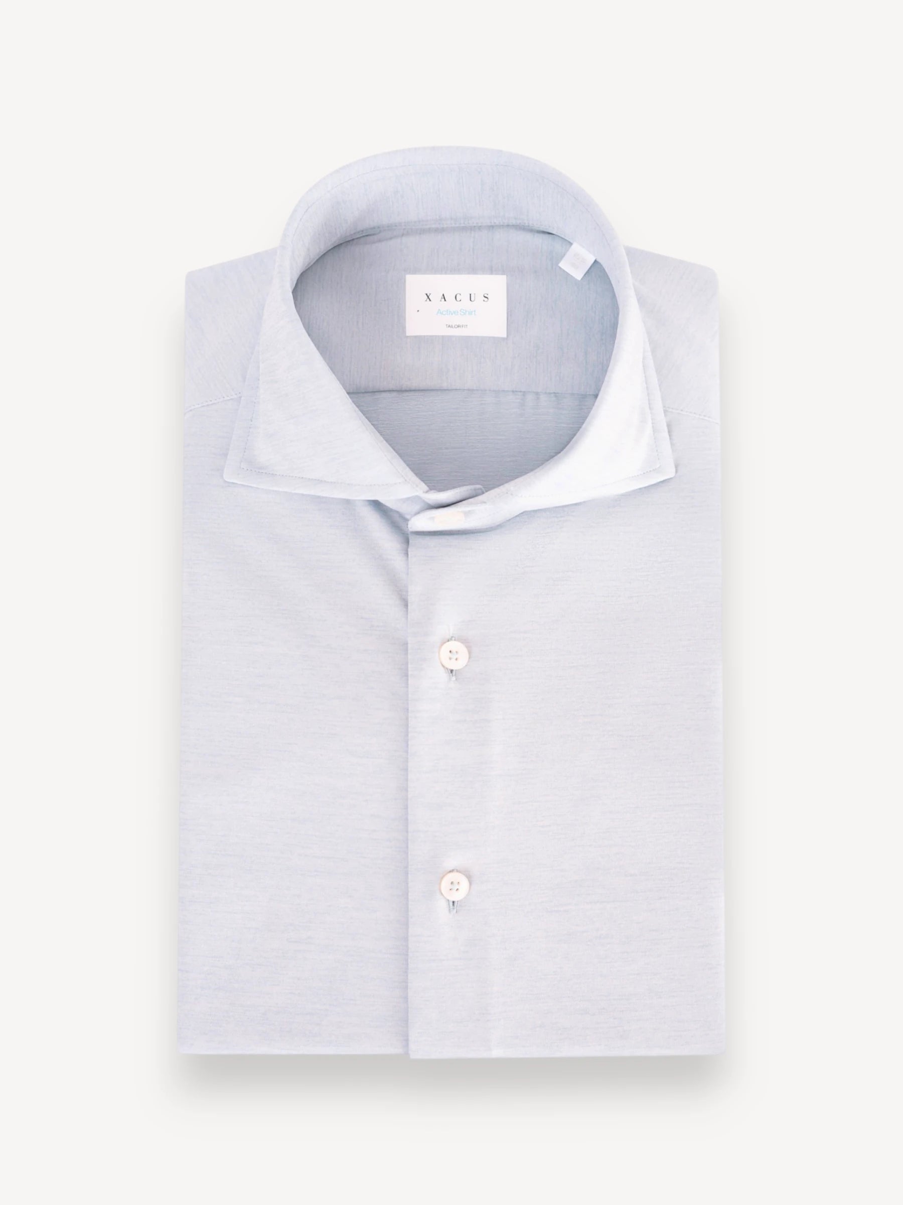 Active Shirt - Lichtblauw gemêleerd