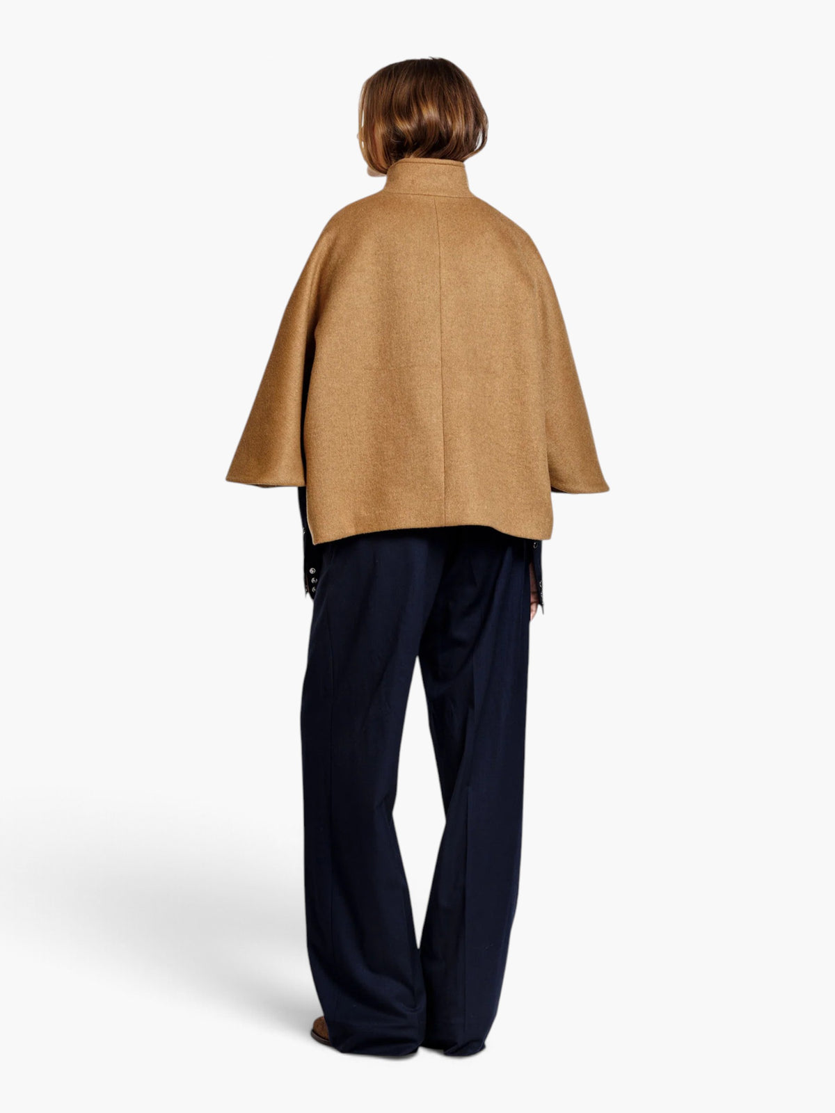 Alter Ego Zoelle Wool Cape W834 Tabacco - Bruin