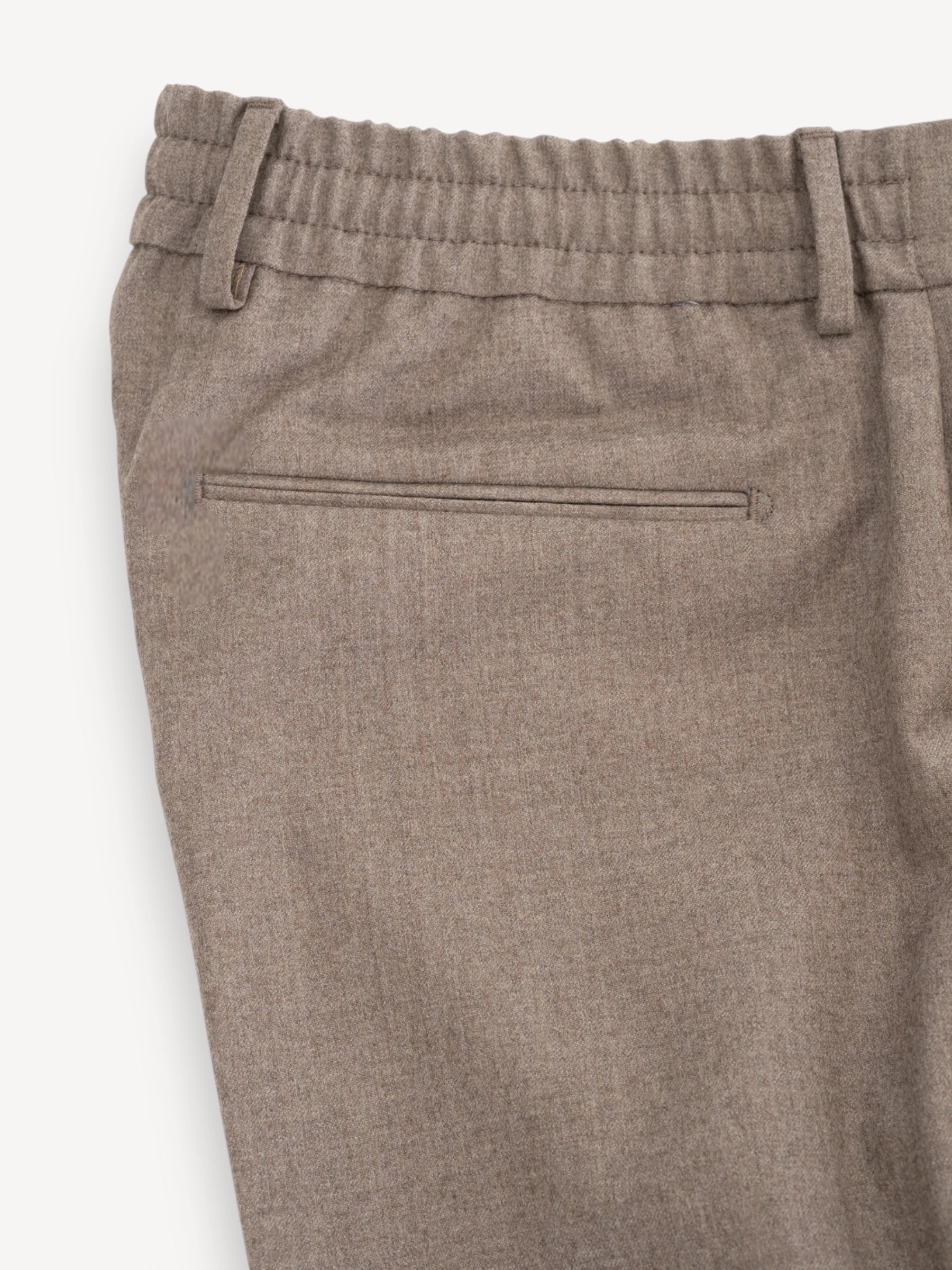 Spiaggia Flannel Pantalon - Beige