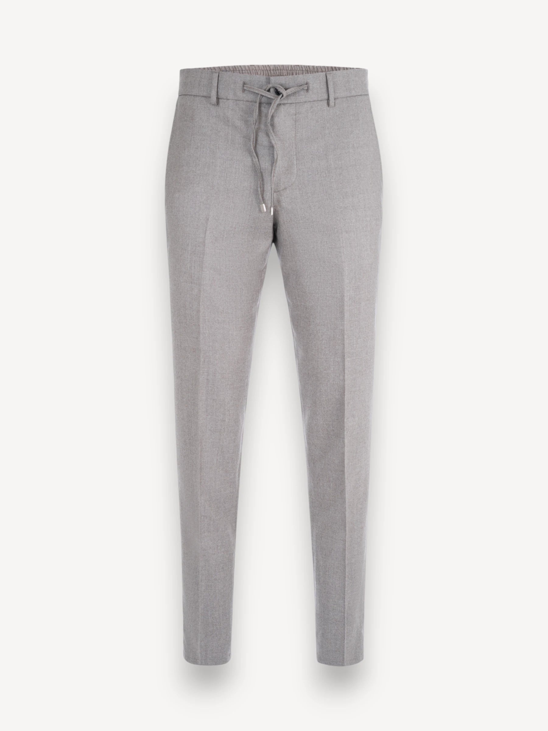 Spiaggia Flannel Pantalon - Lichtgrijs