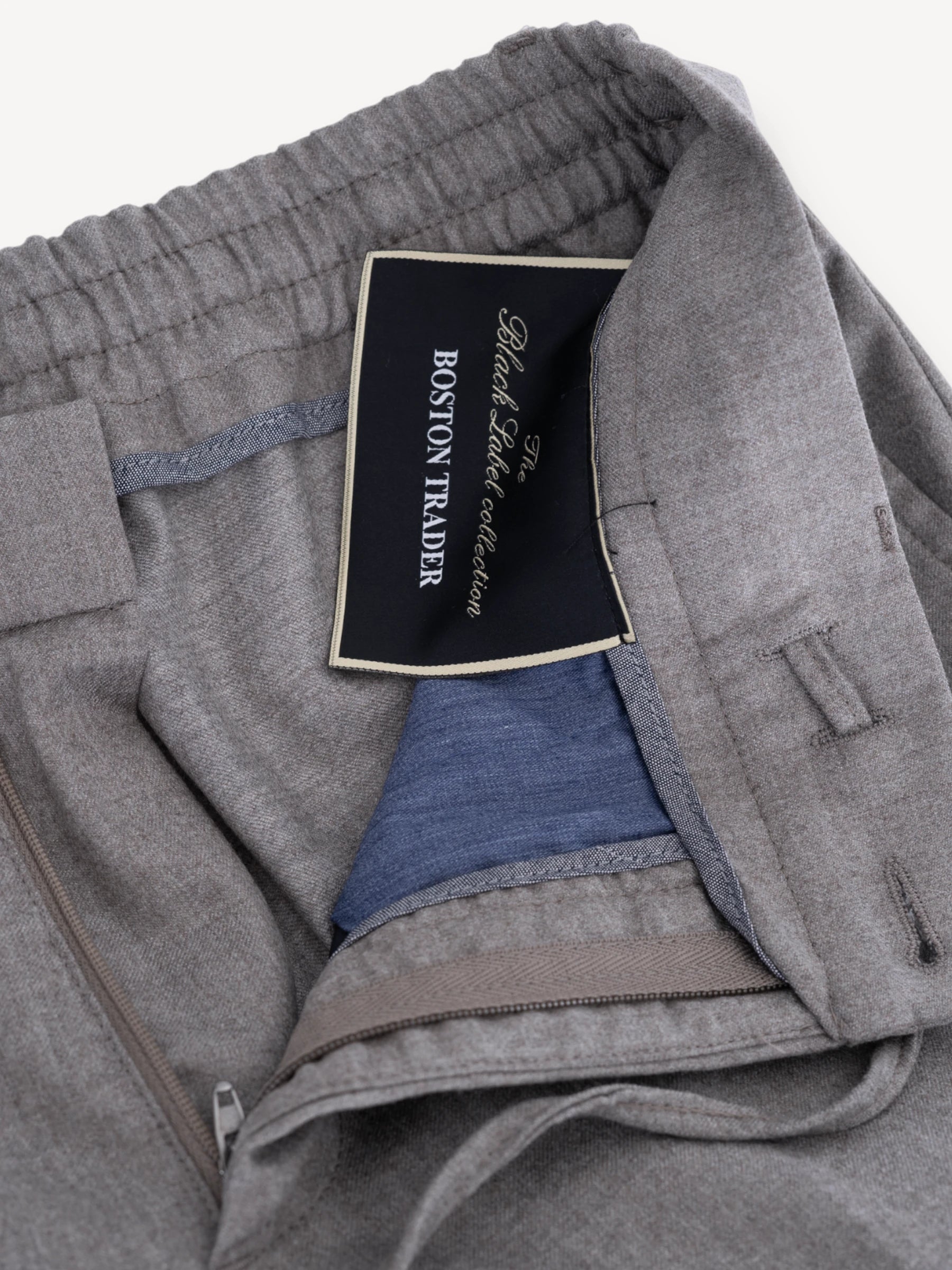 Spiaggia Flannel Pantalon - Lichtgrijs