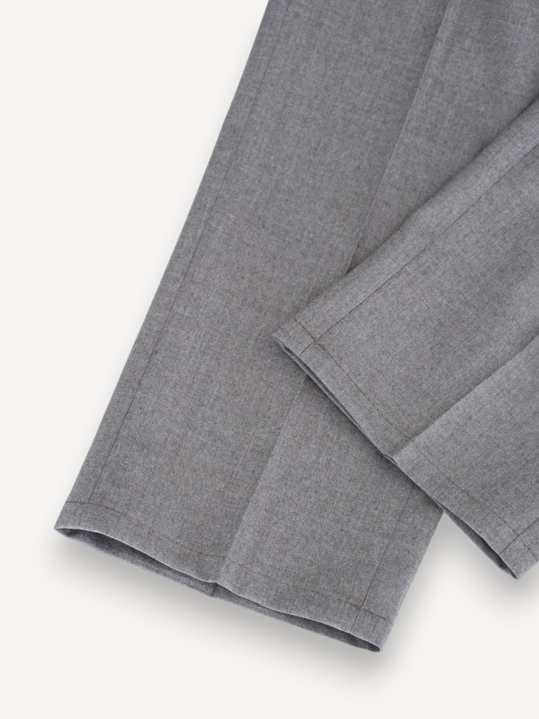 Spiaggia Flannel Pantalon - Lichtgrijs