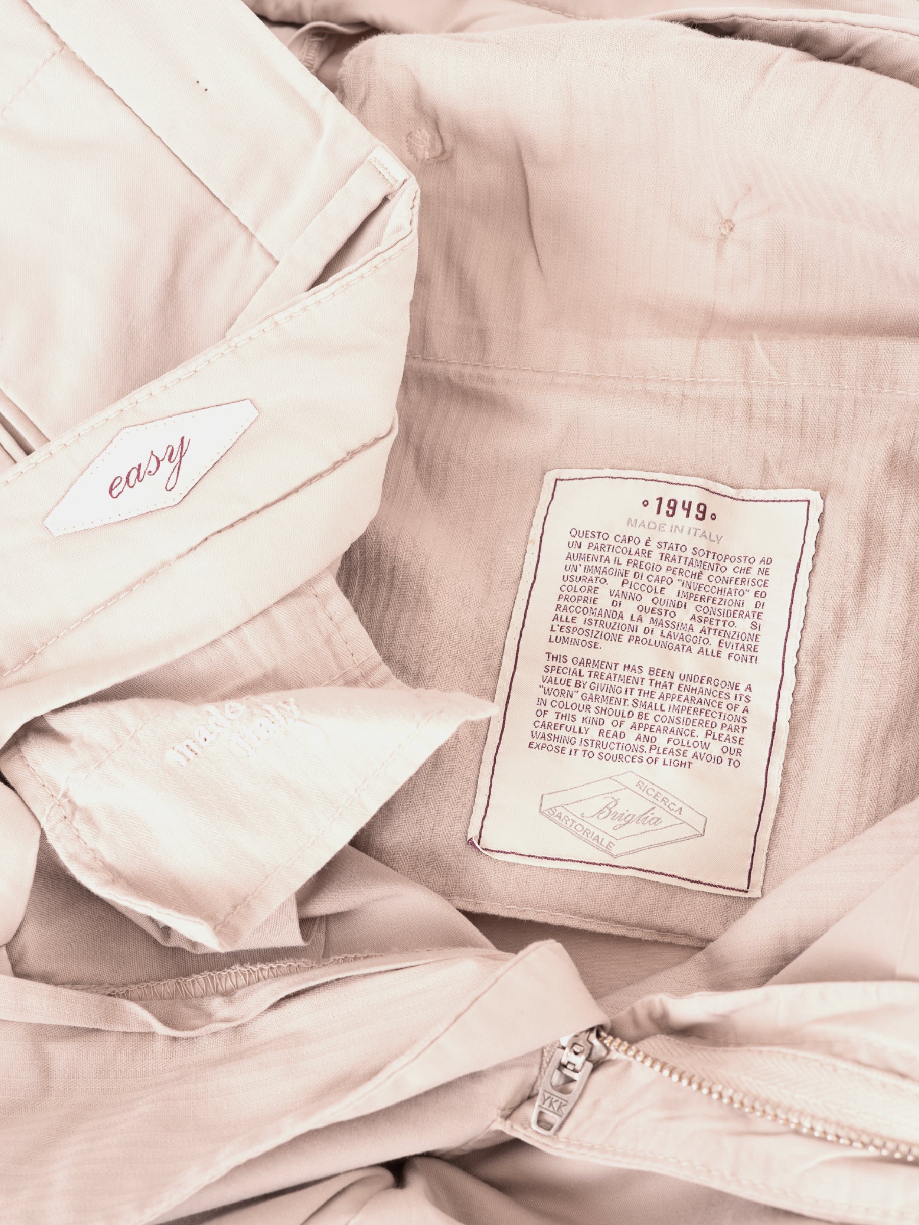 Cotton Stretch Chino - Ecru