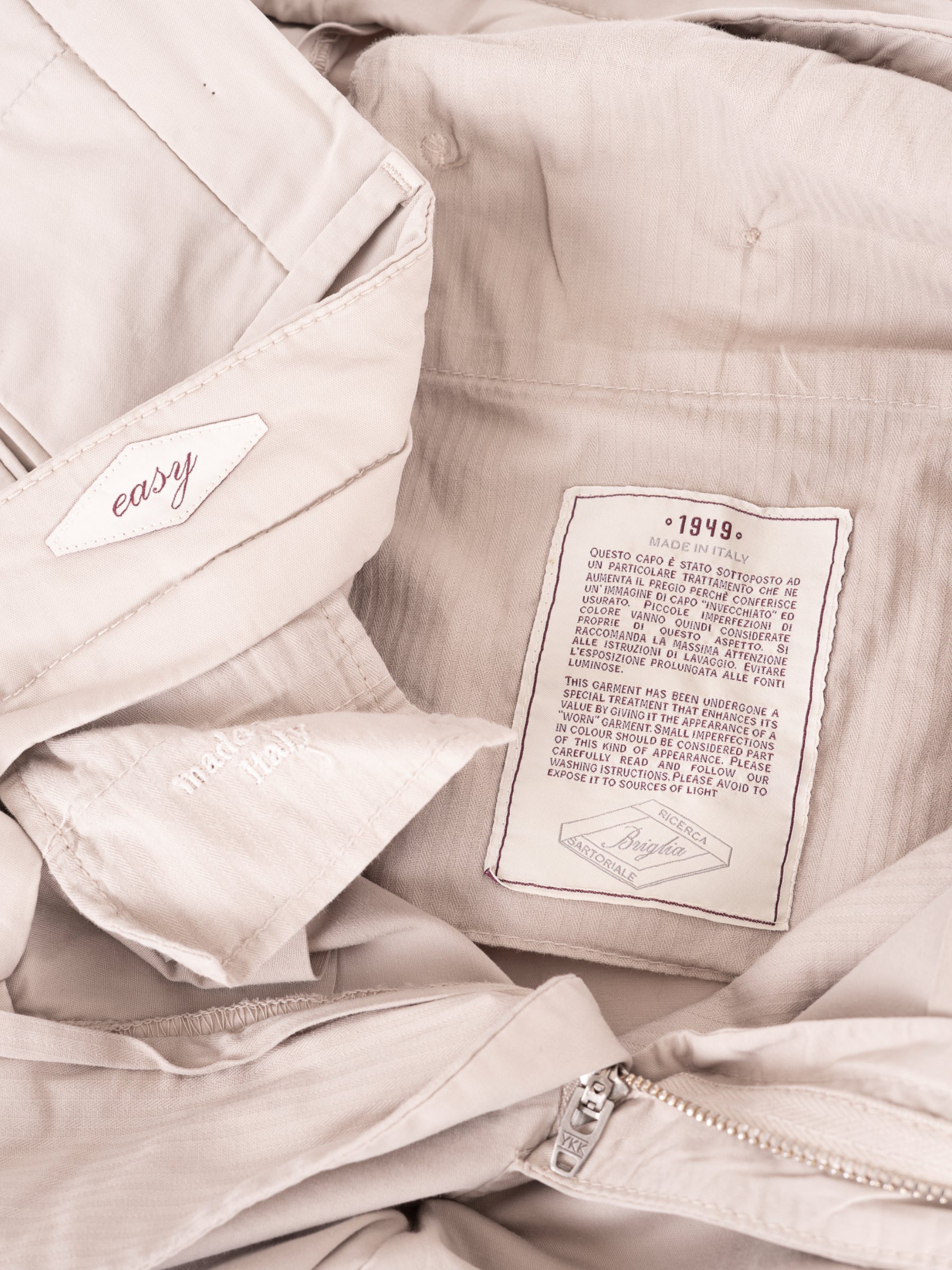 Cotton Stretch Chino - Beige