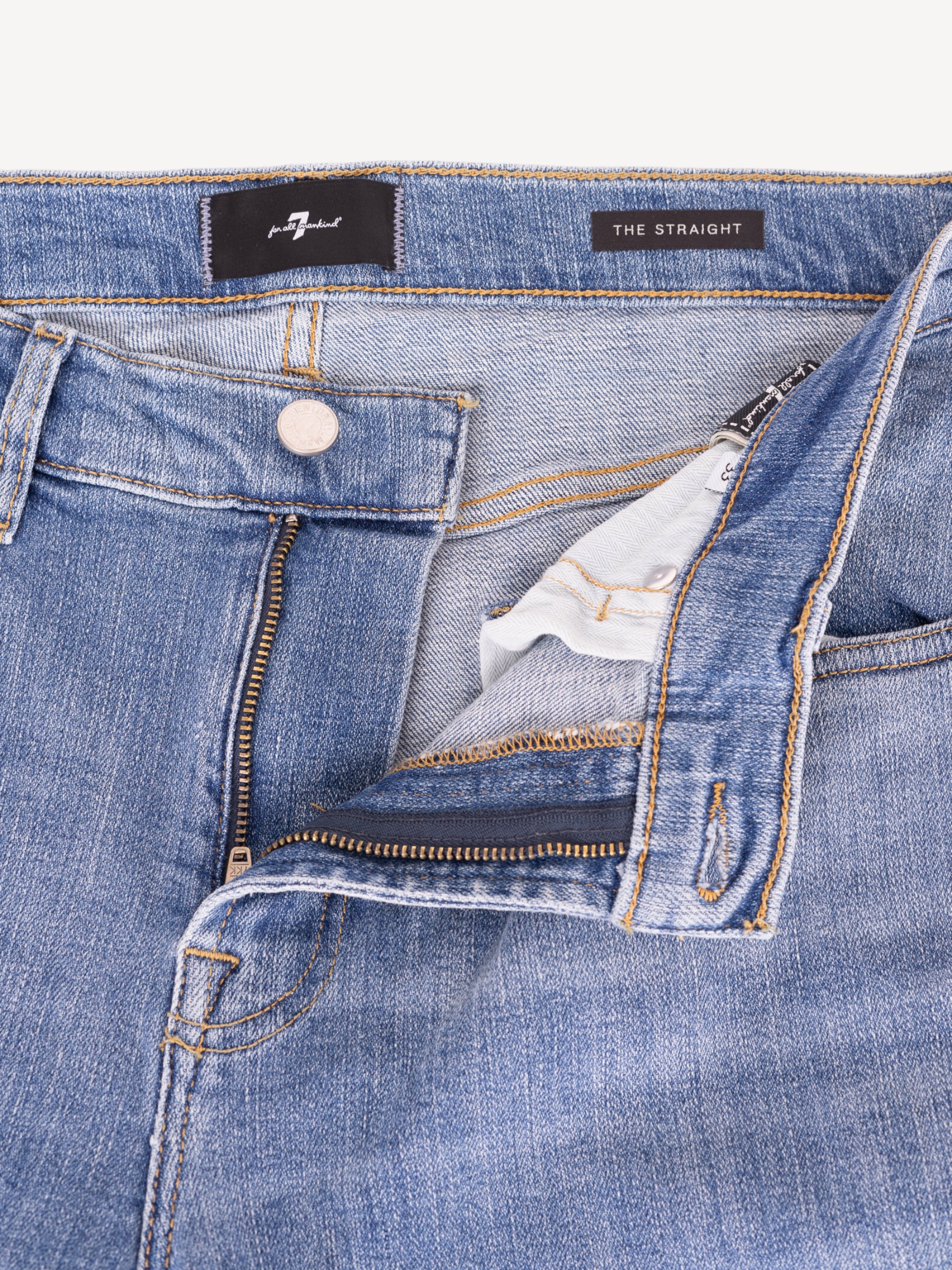 'The Straight' Match Jeans - Blauw