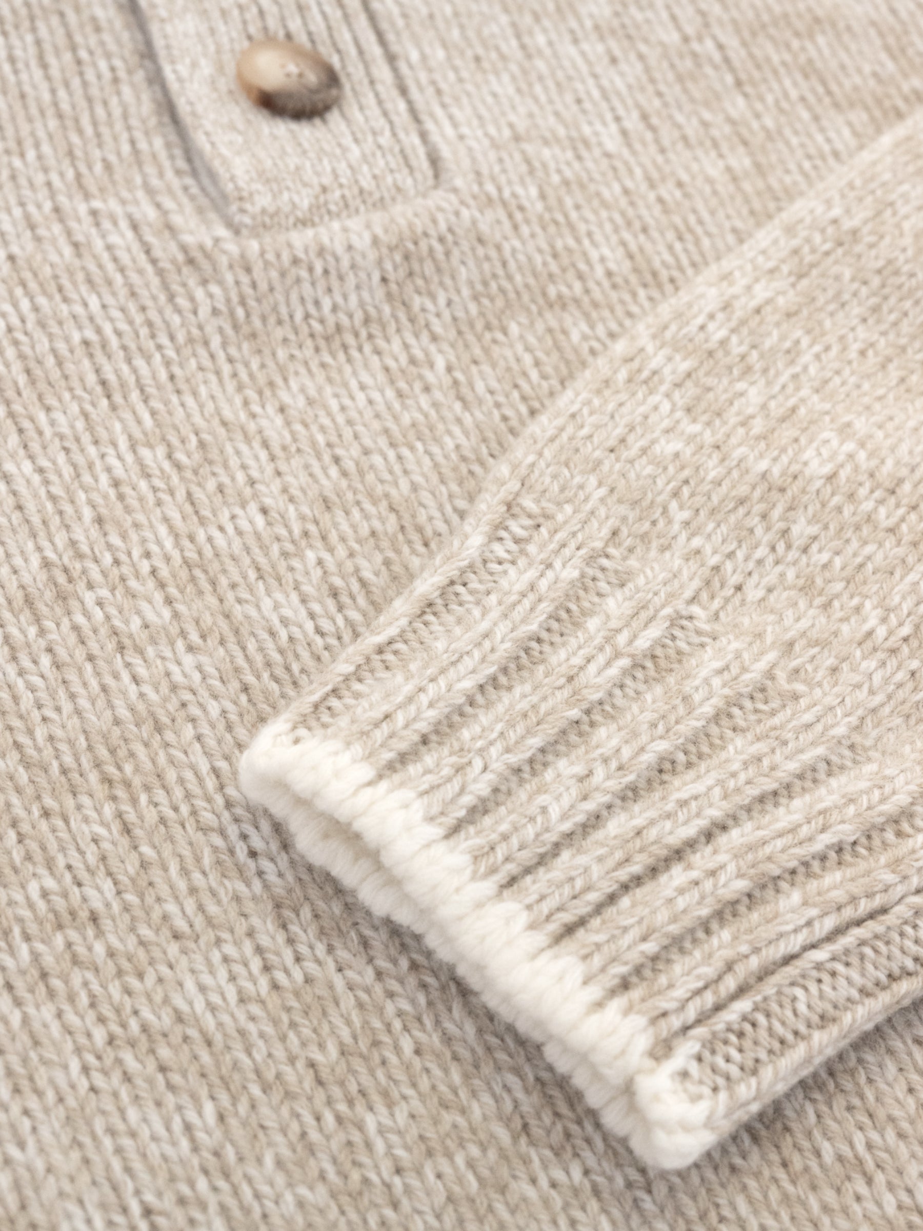 Half-Zip Sweater - Beige