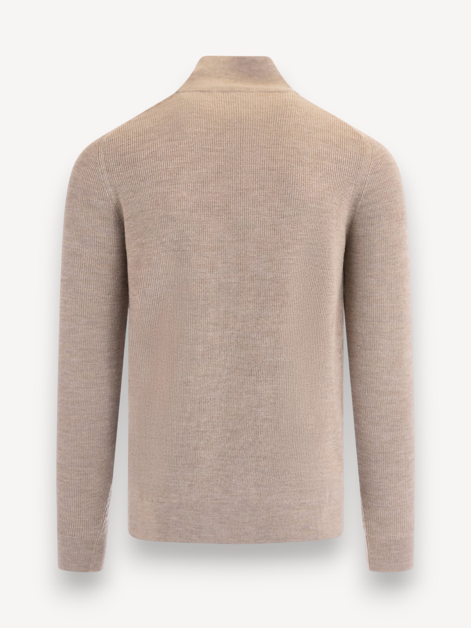 Hodge Half Zip Pullover - Mid Camel