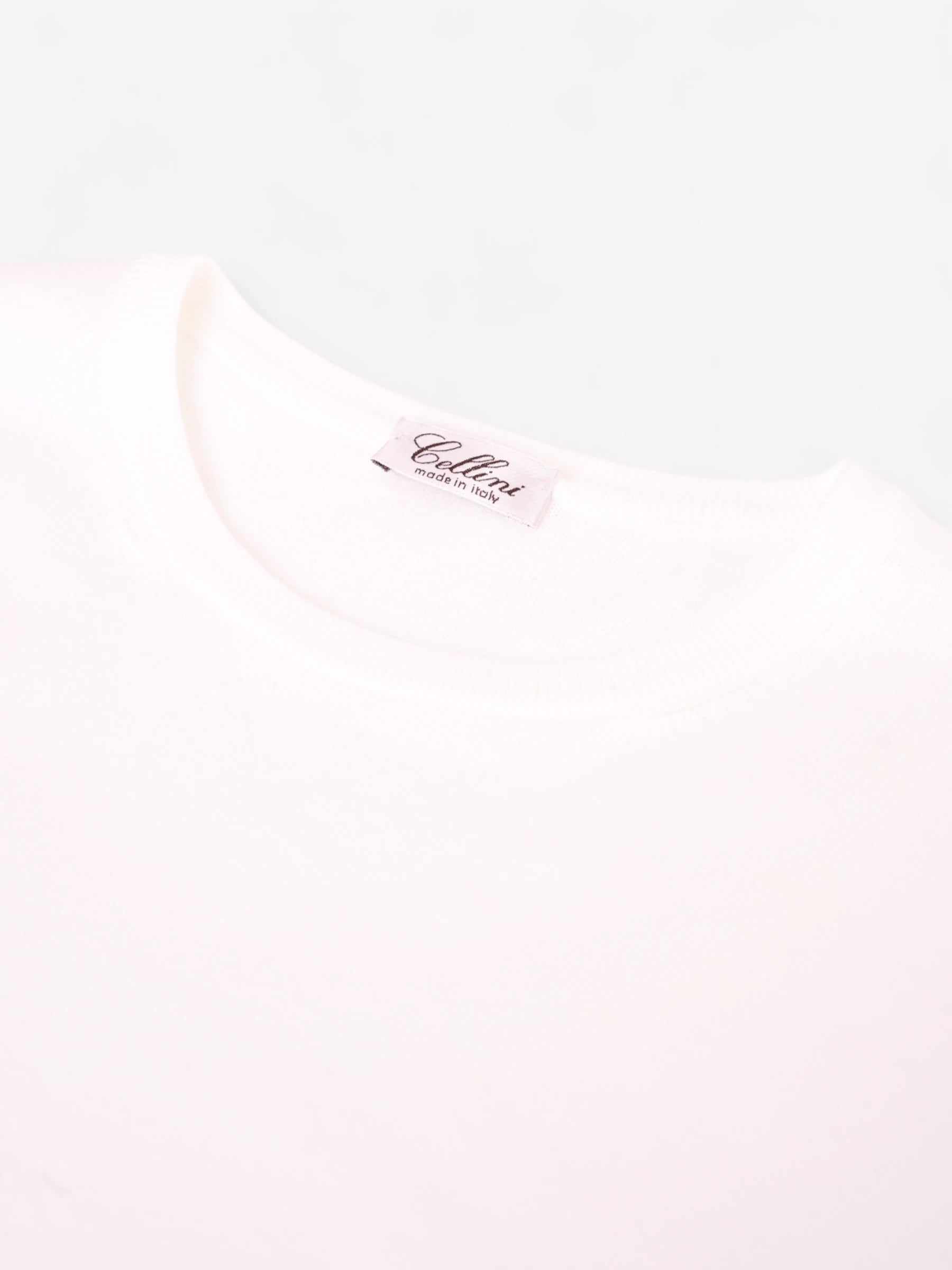 Knitted T-Shirt - Wit