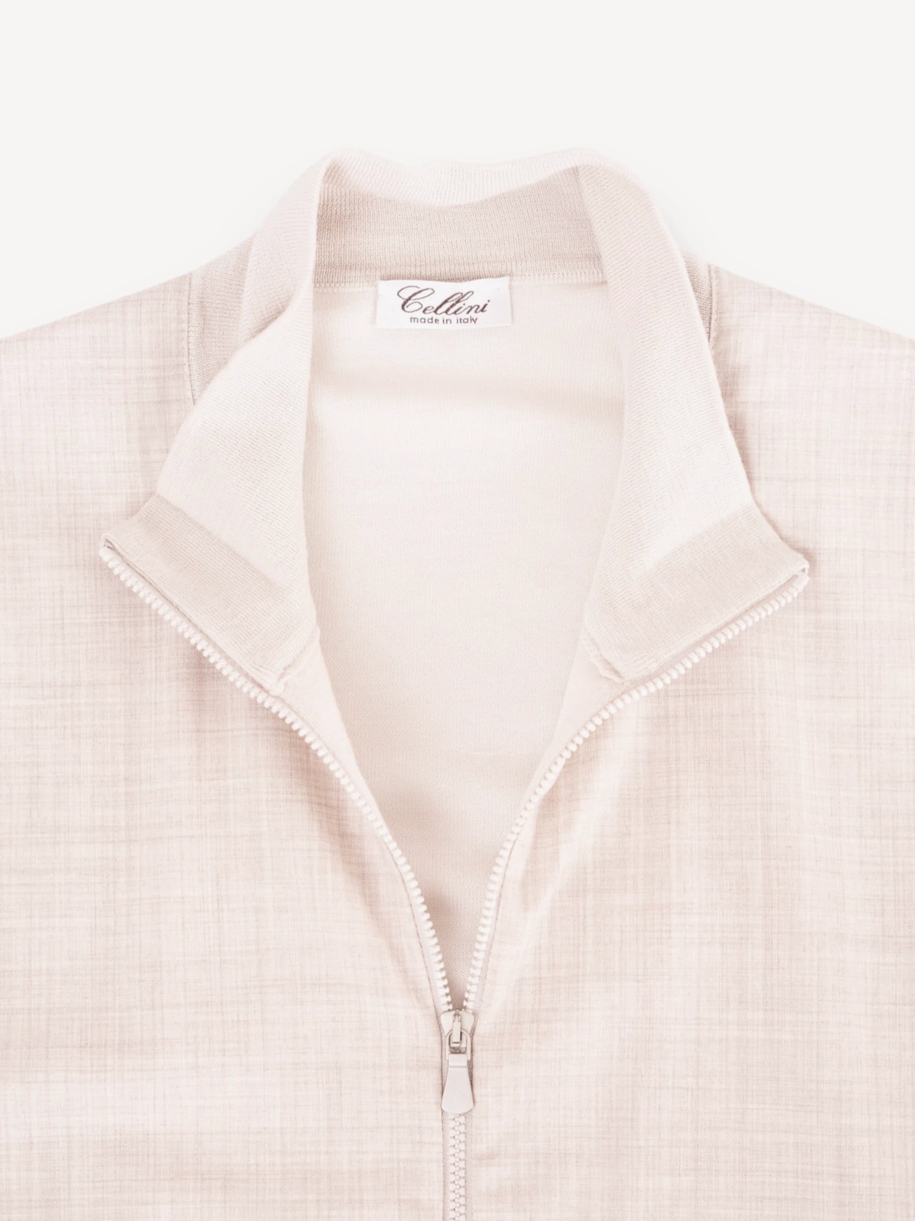Zip Jacket - Ecru