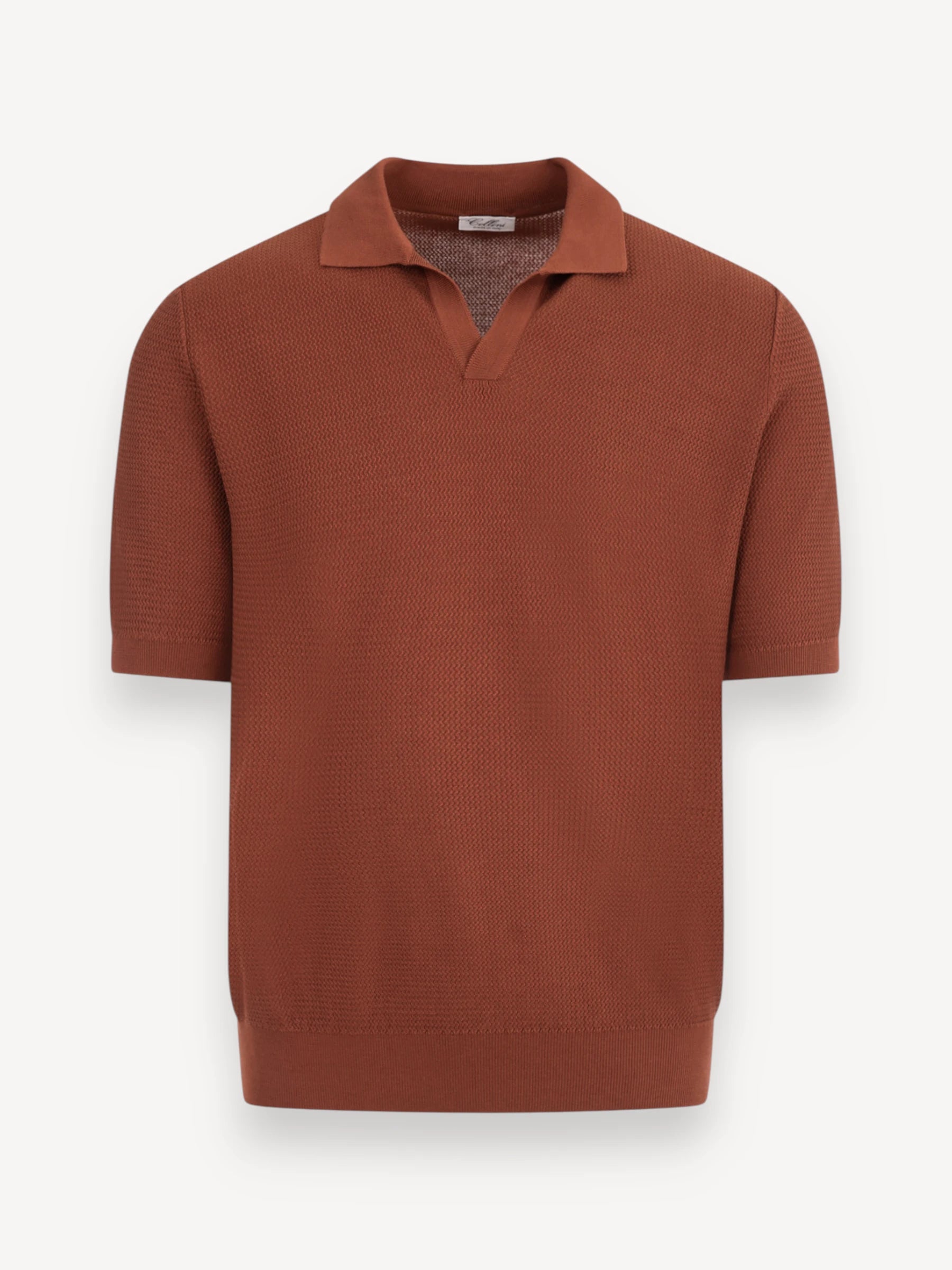 Polo Buttonless - Brique