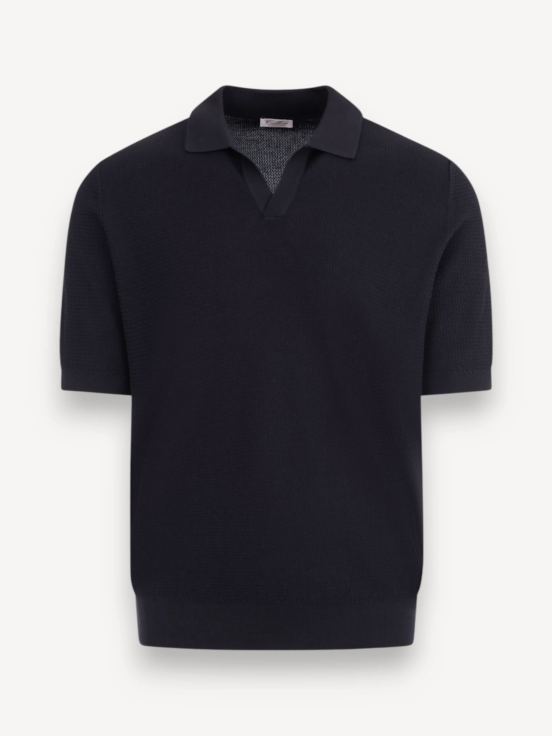 Polo Buttonless - Donkerblauw